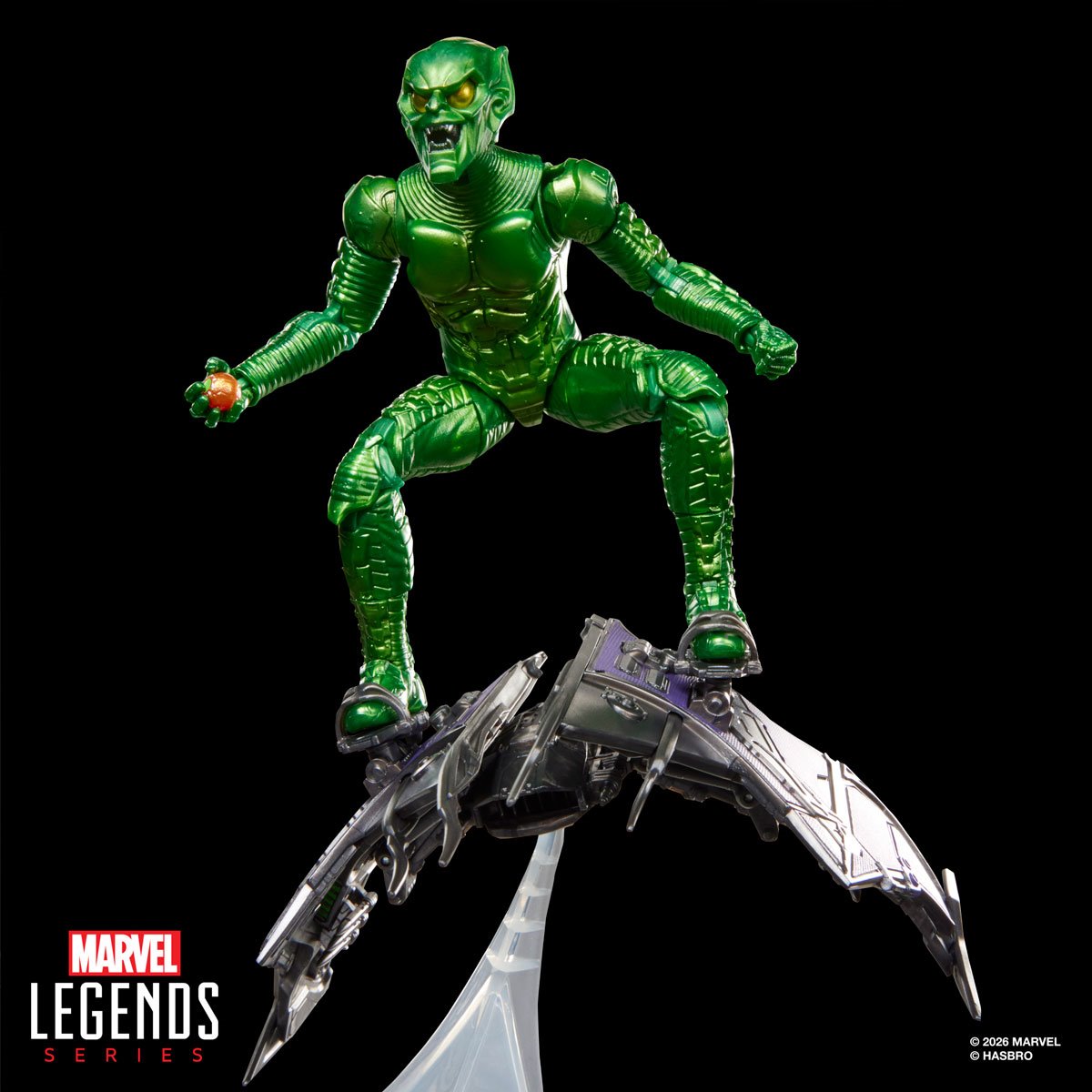 PREVENTA Marvel Legends Spider-Man: No Way Home Green Goblin Action Figure and Glider Set Hasbro (Primer pago/anticipo)