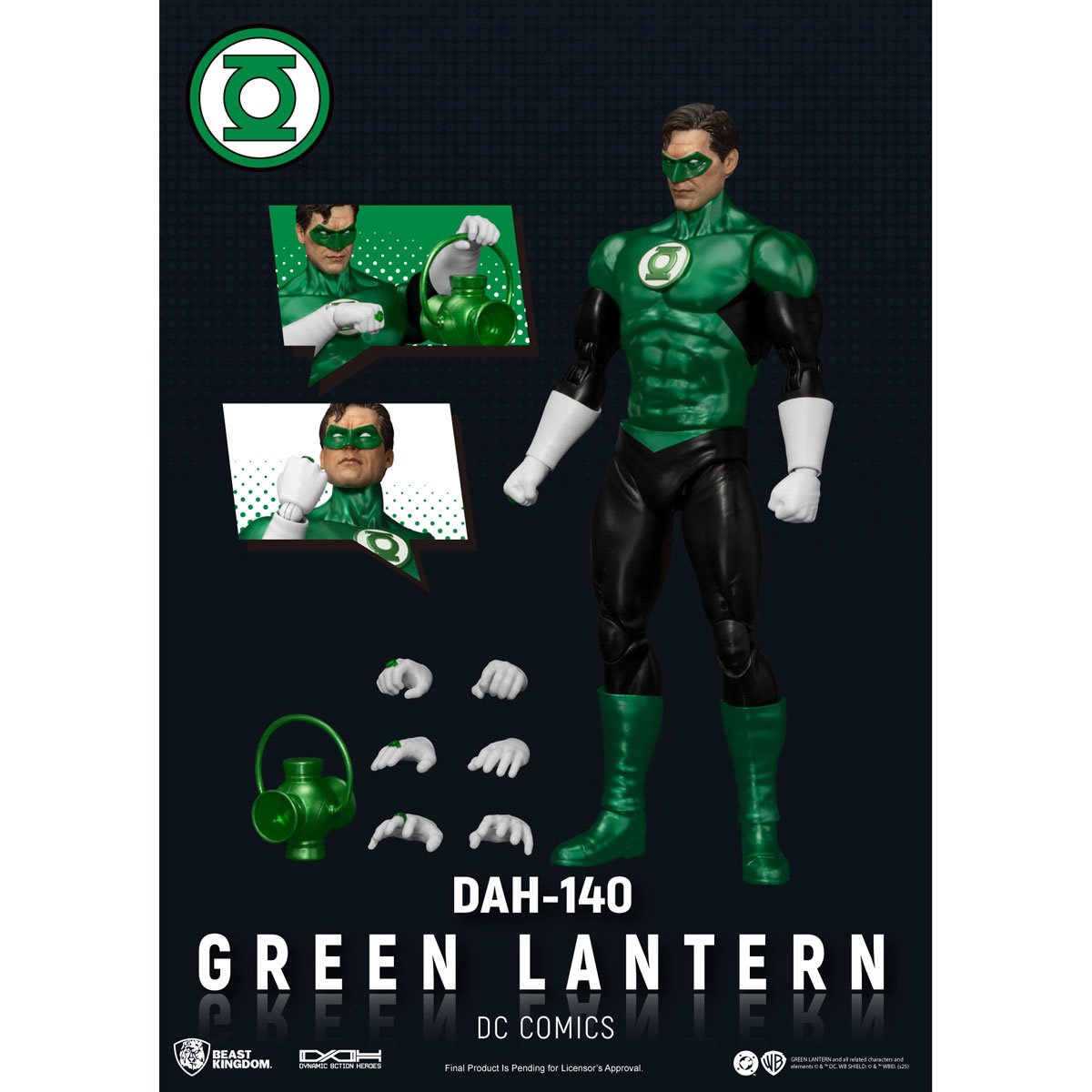 DC Comics Dynamic 8ction Heroes DAH-140 Green Lantern Action Figure Beast Kingdom