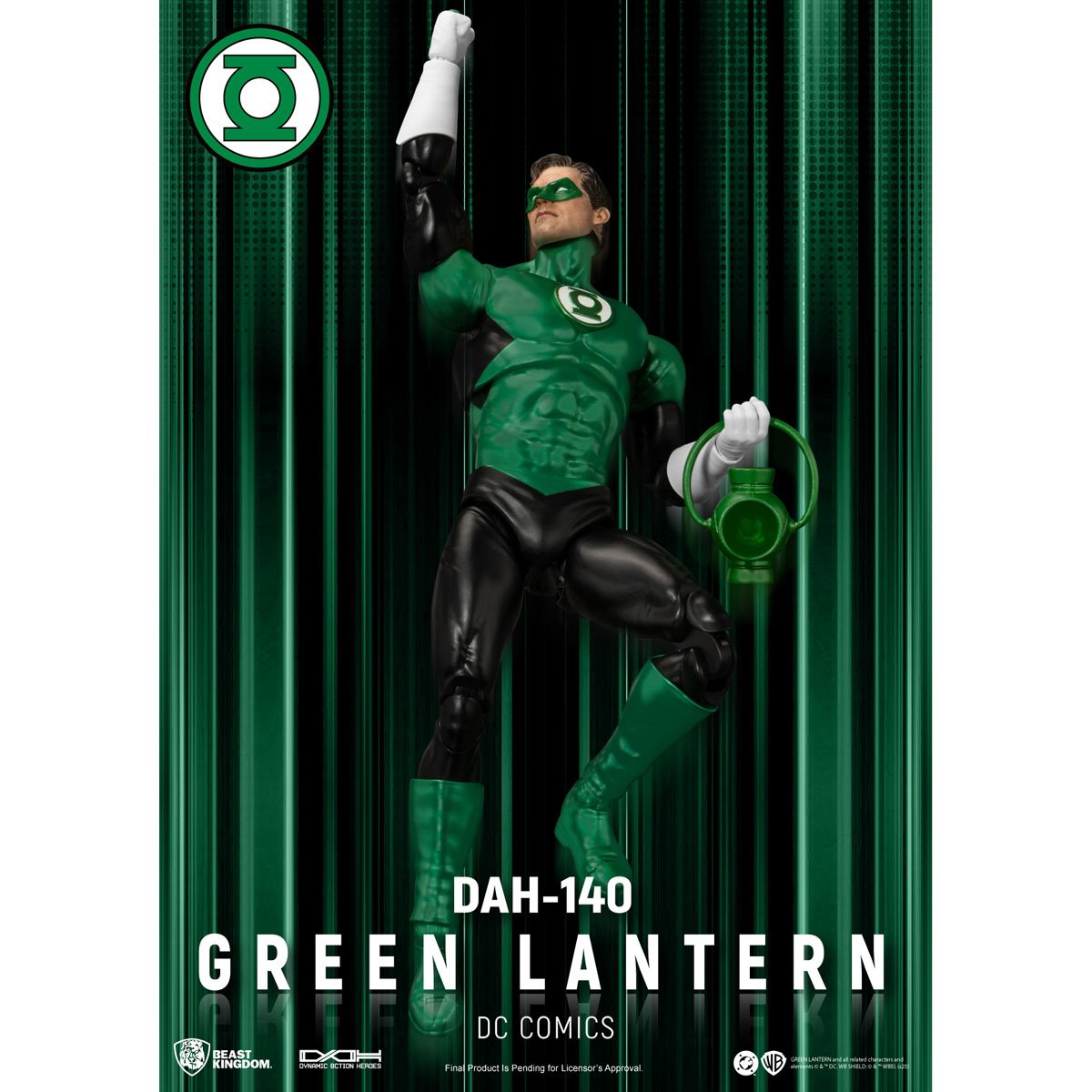 DC Comics Dynamic 8ction Heroes DAH-140 Green Lantern Action Figure Beast Kingdom