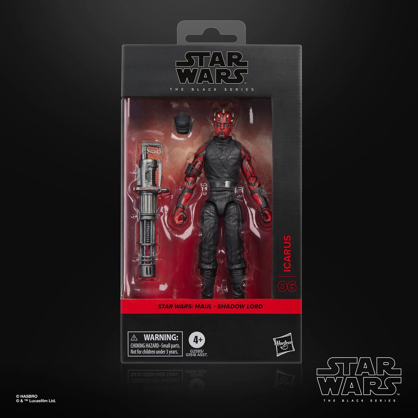 PREVENTA Star Wars The Black Series Icarus (Maul - Shadow Lord) Hasbro (Primer pago/anticipo)