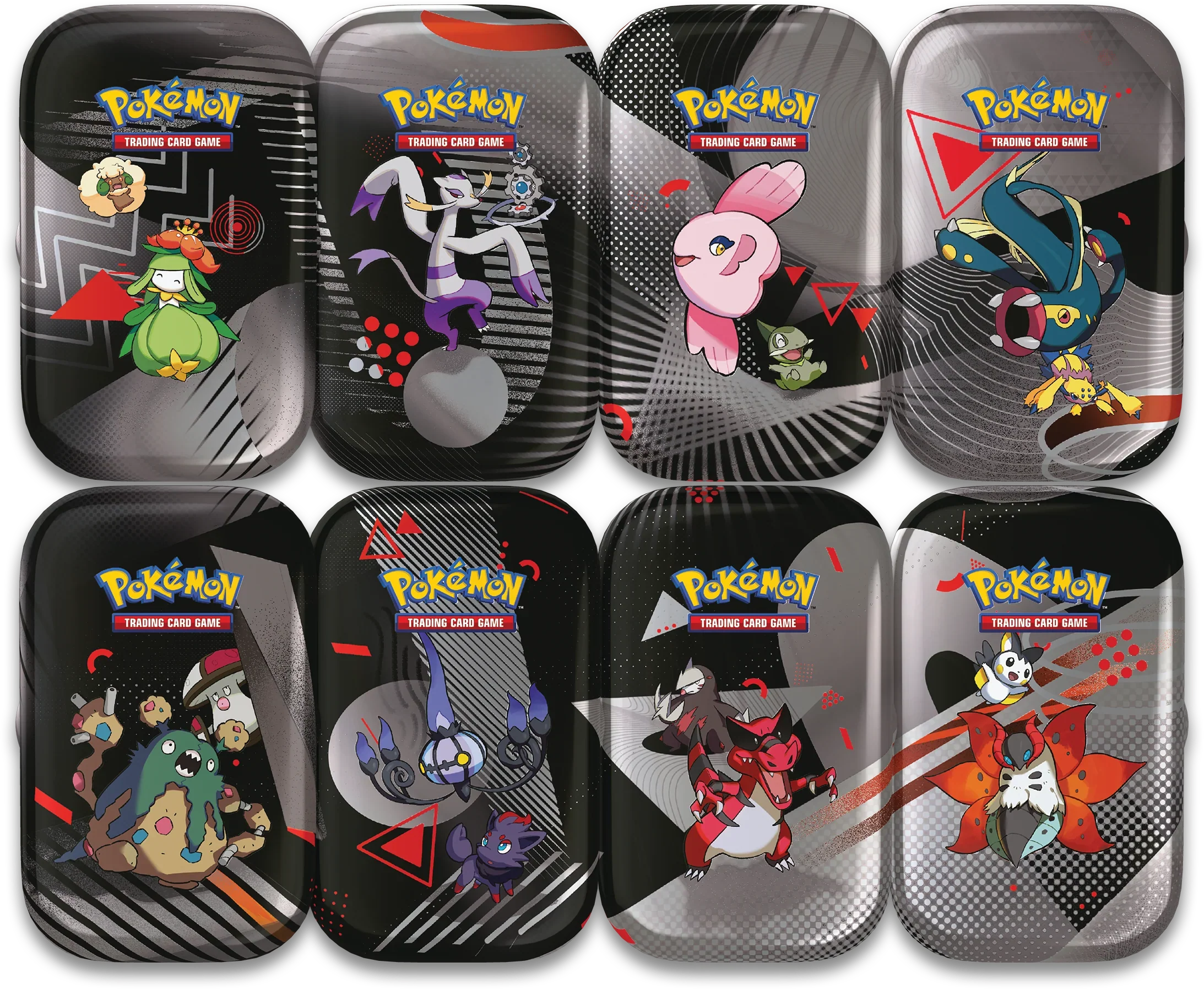 Pokemon TCG Black Volt and White Flare Mini Tins