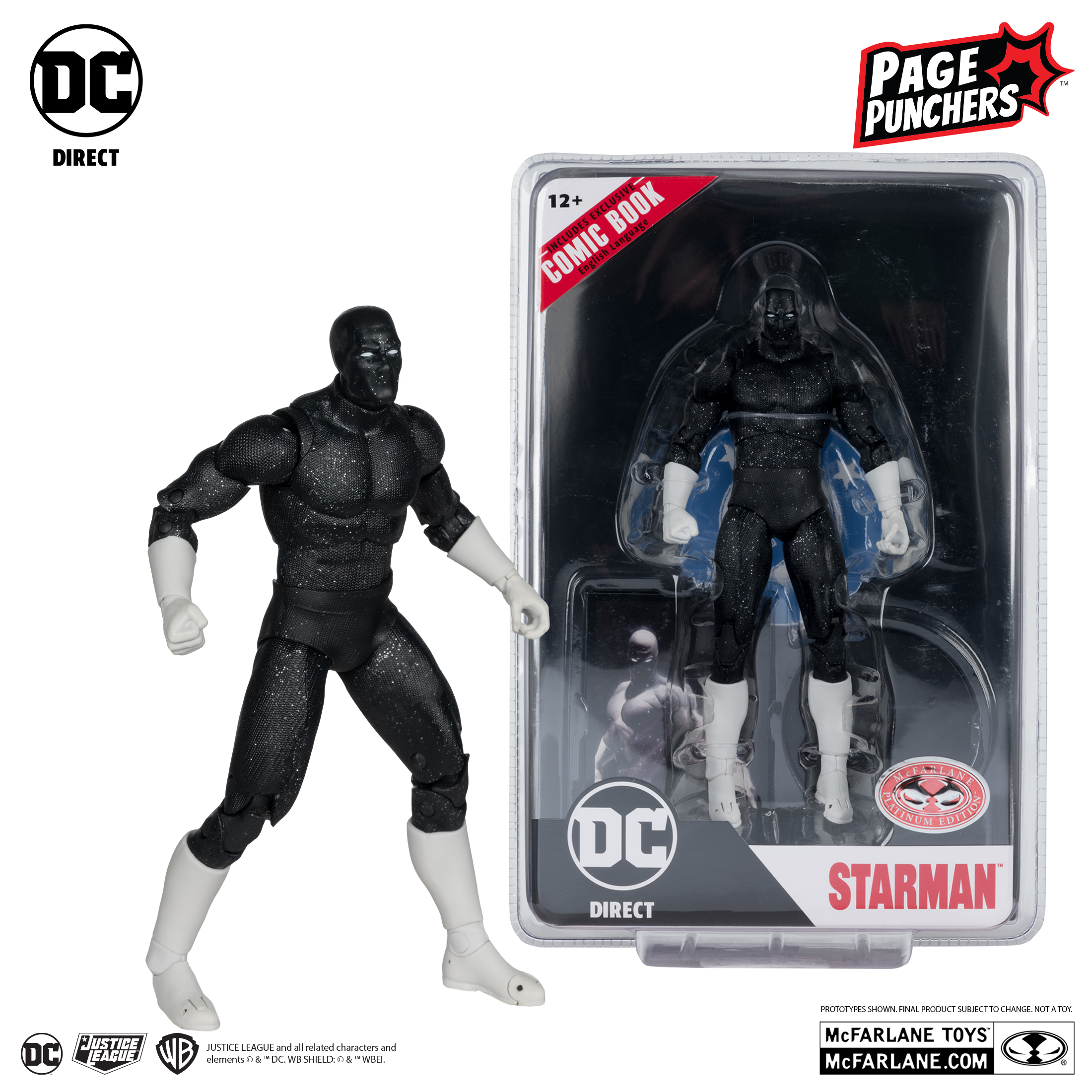 DC Direct Page Punchers Starman (Kingdom Come) Red Platinum Edition McFarlane
