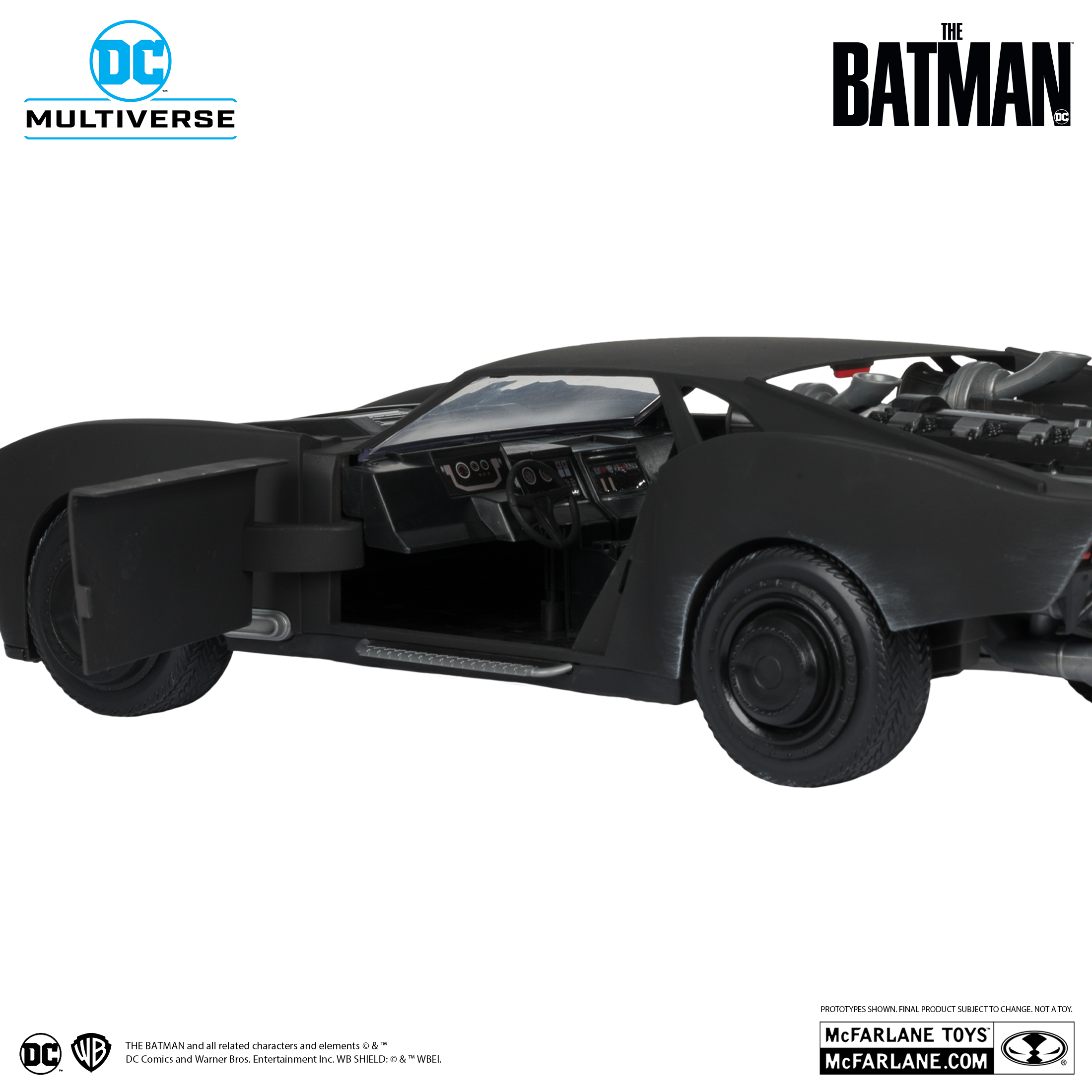 PREVENTA DC Multiverse Batmobile (The Batman) Gold Label McFarlane (Primer pago/anticipo)