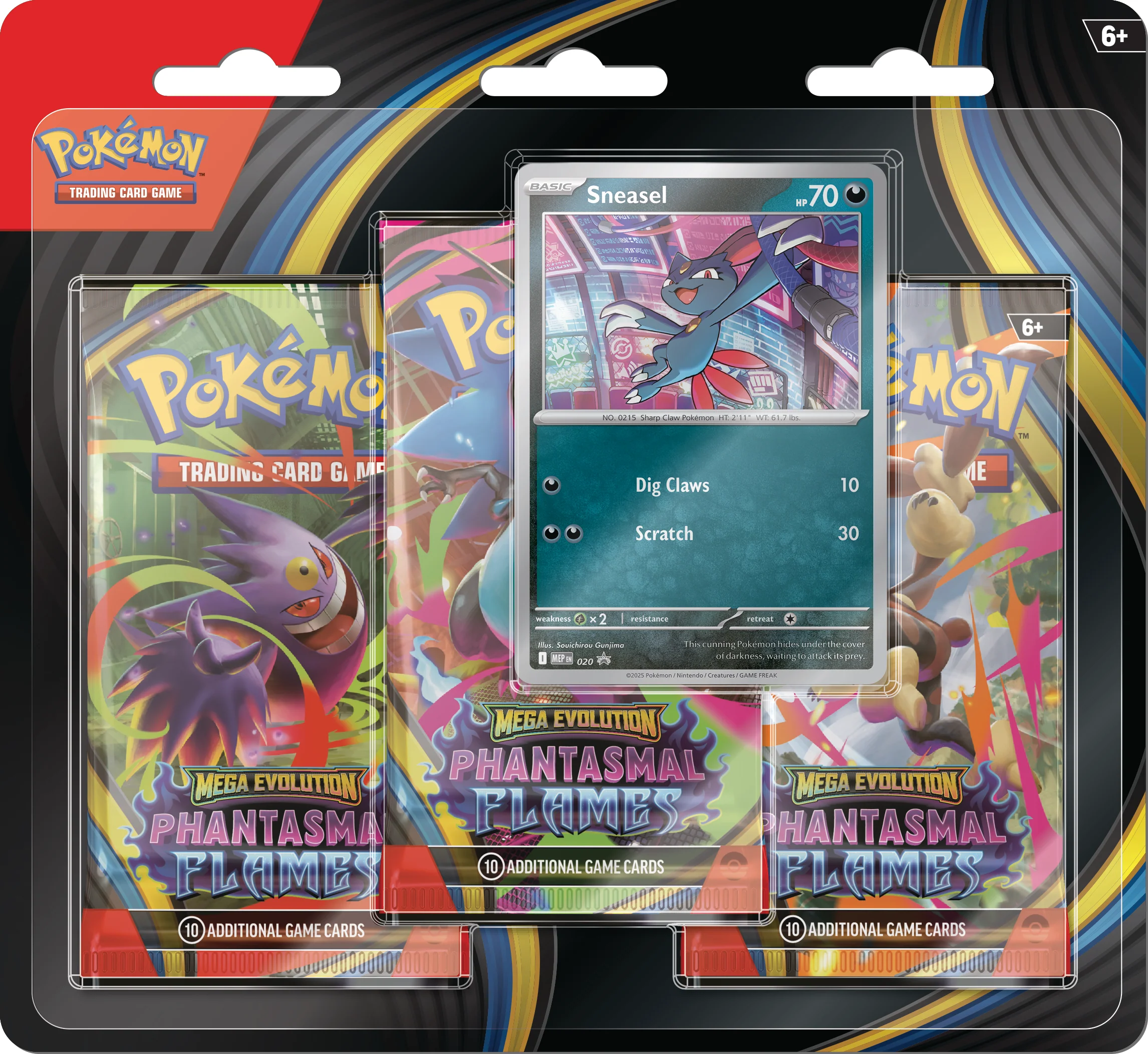PREVENTA Pokémon TCG Mega Evolution Phantasmal Flames Blister Pack (Primer pago/anticipo)