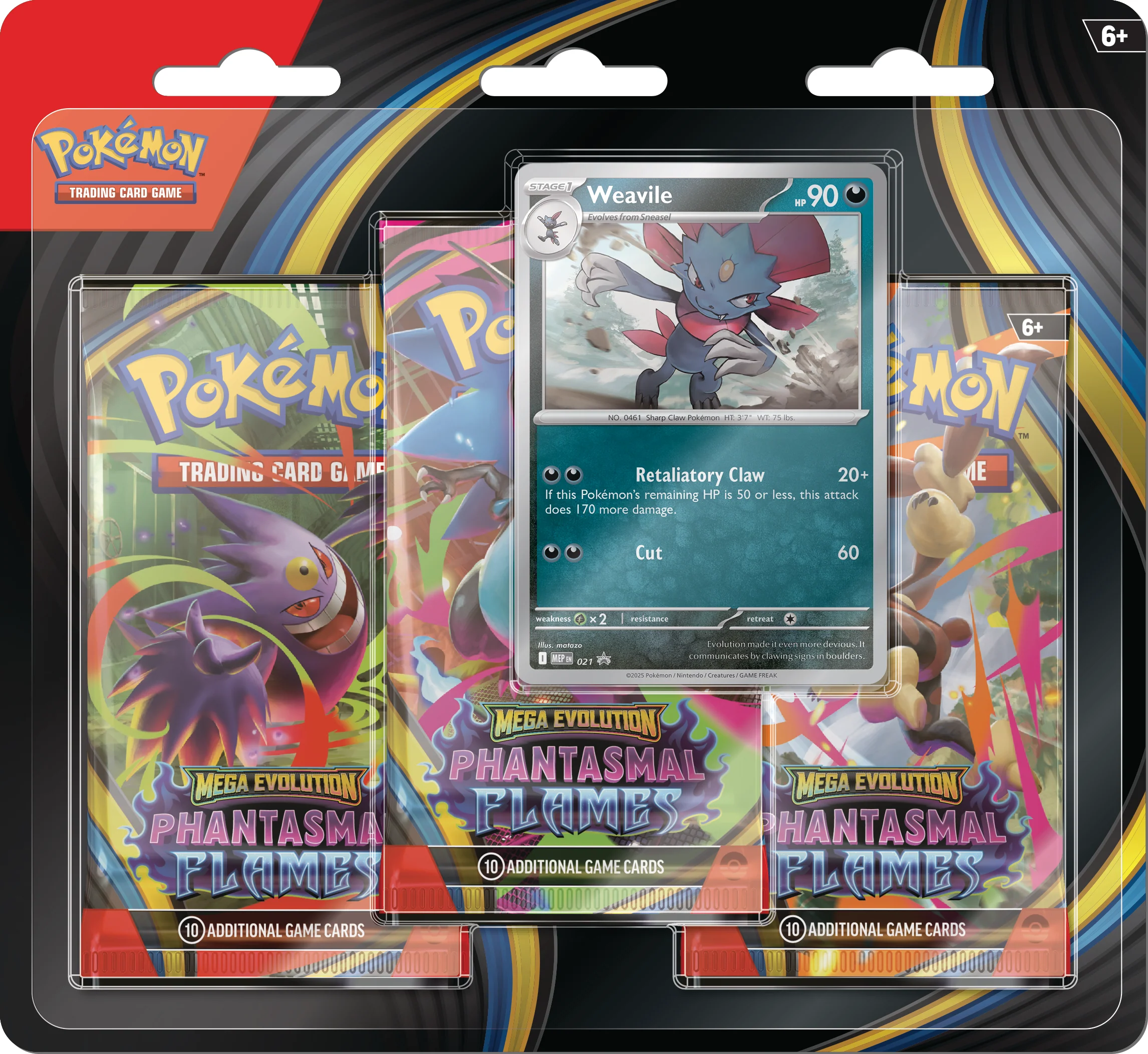 PREVENTA Pokémon TCG Mega Evolution Phantasmal Flames Blister Pack (Primer pago/anticipo)