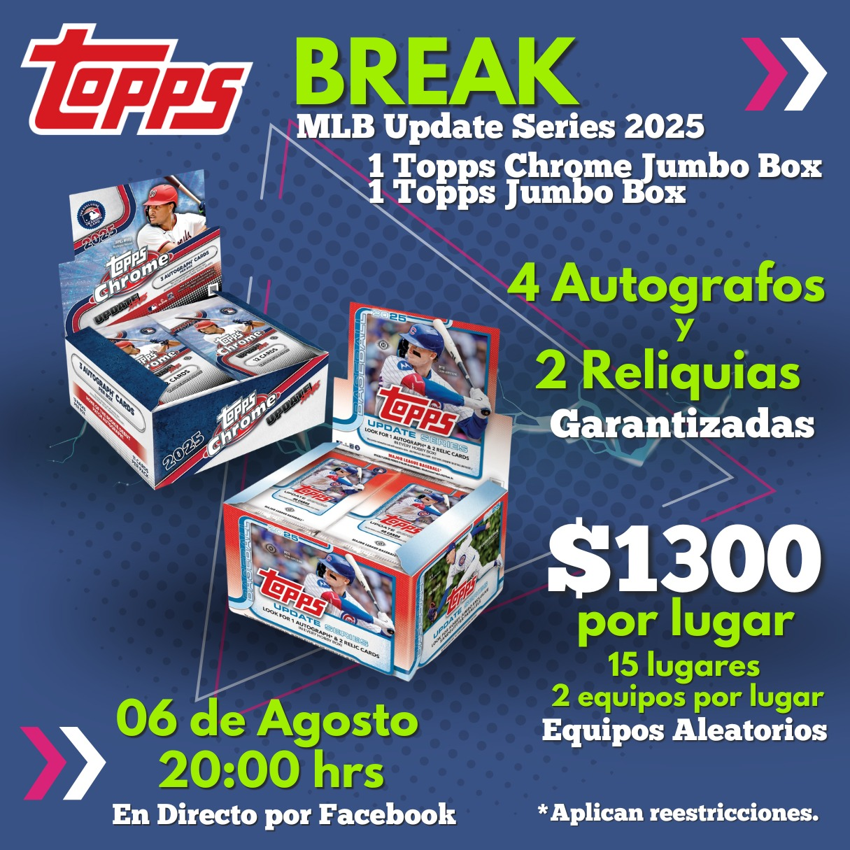 Spot Break MLB Chrome y Update #1