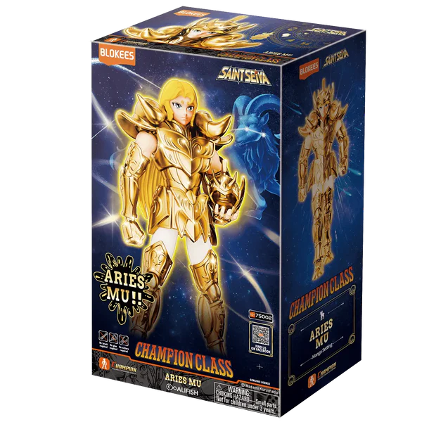 Saint Seya Champion Class Aries Mu Model Kit Blokees