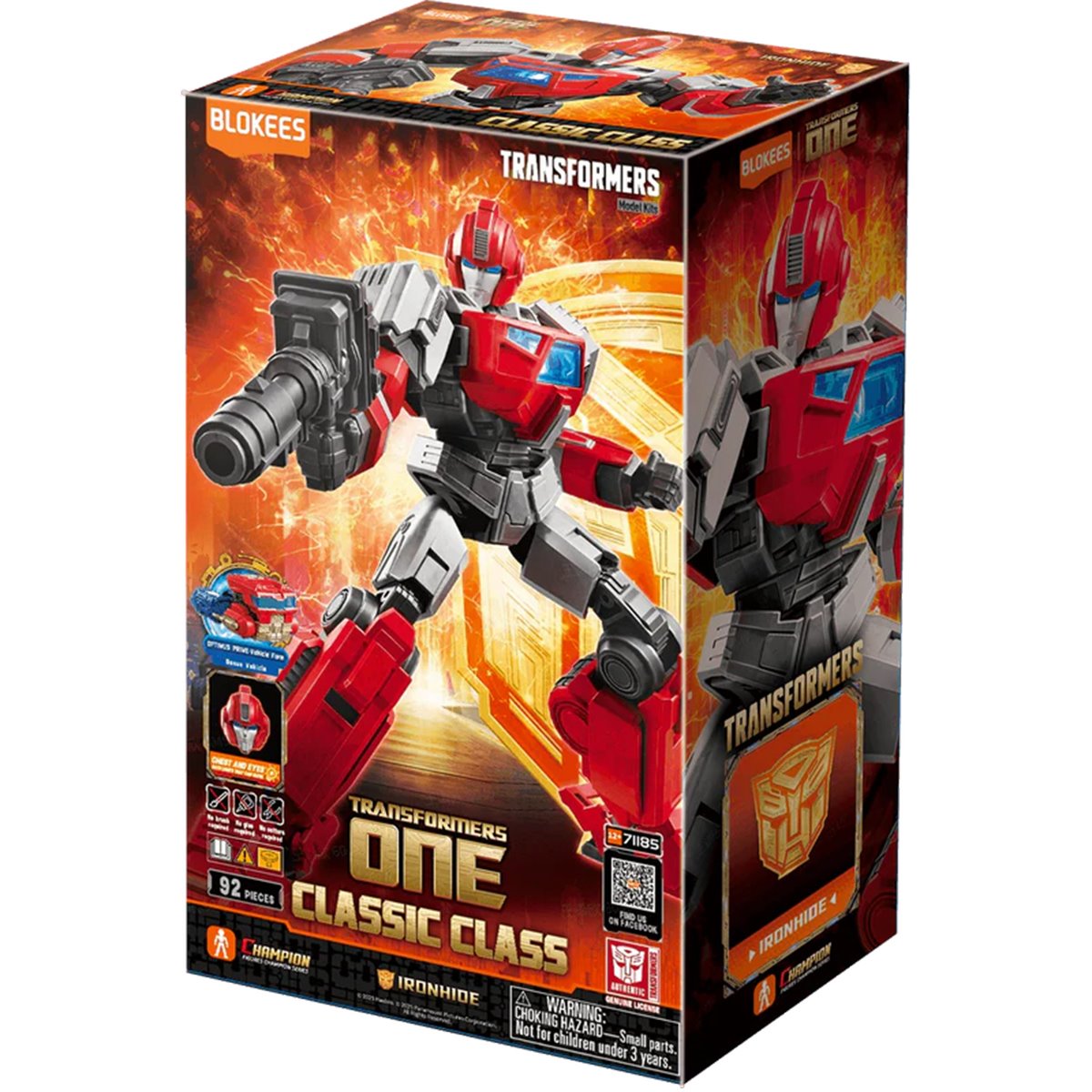 Transformers: One Champion Class 19 Ironhide Model Kit Blokees