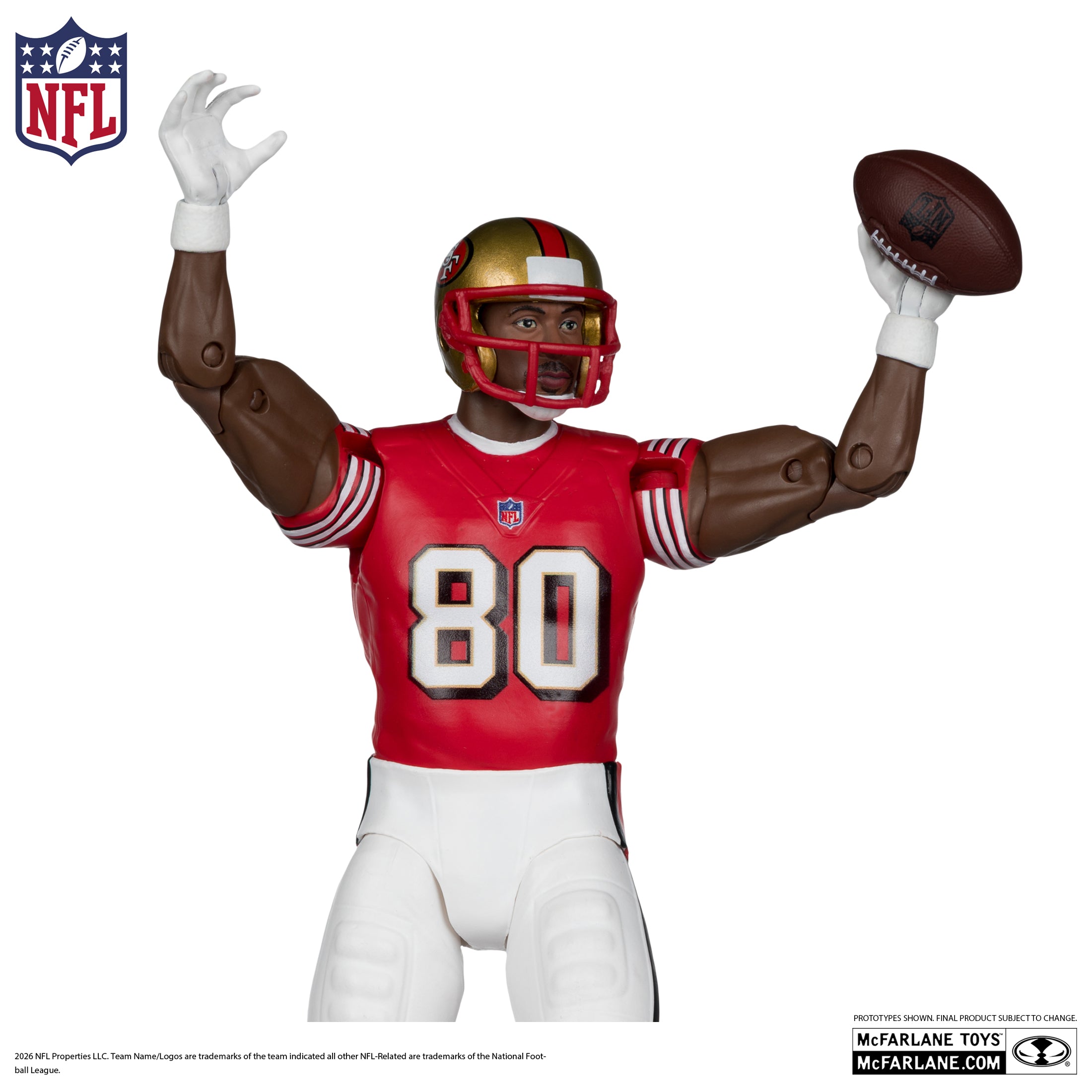 PREVENTA McFarlane's Sportspicks Legends Series Jerry Rice (San Francisco 49ers) McFarlane (Primer pago/anticipo)