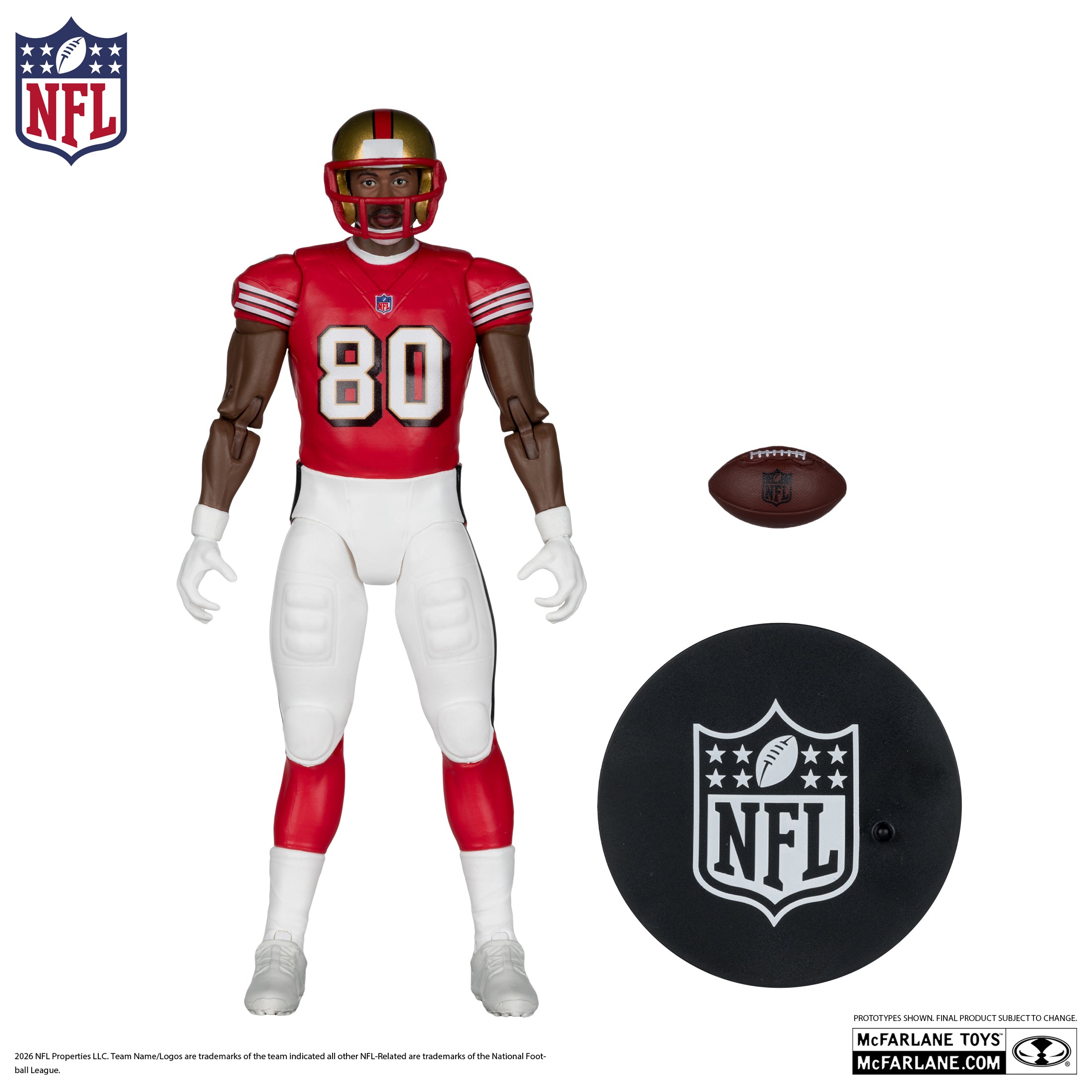 PREVENTA McFarlane's Sportspicks Legends Series Jerry Rice (San Francisco 49ers) McFarlane (Primer pago/anticipo)