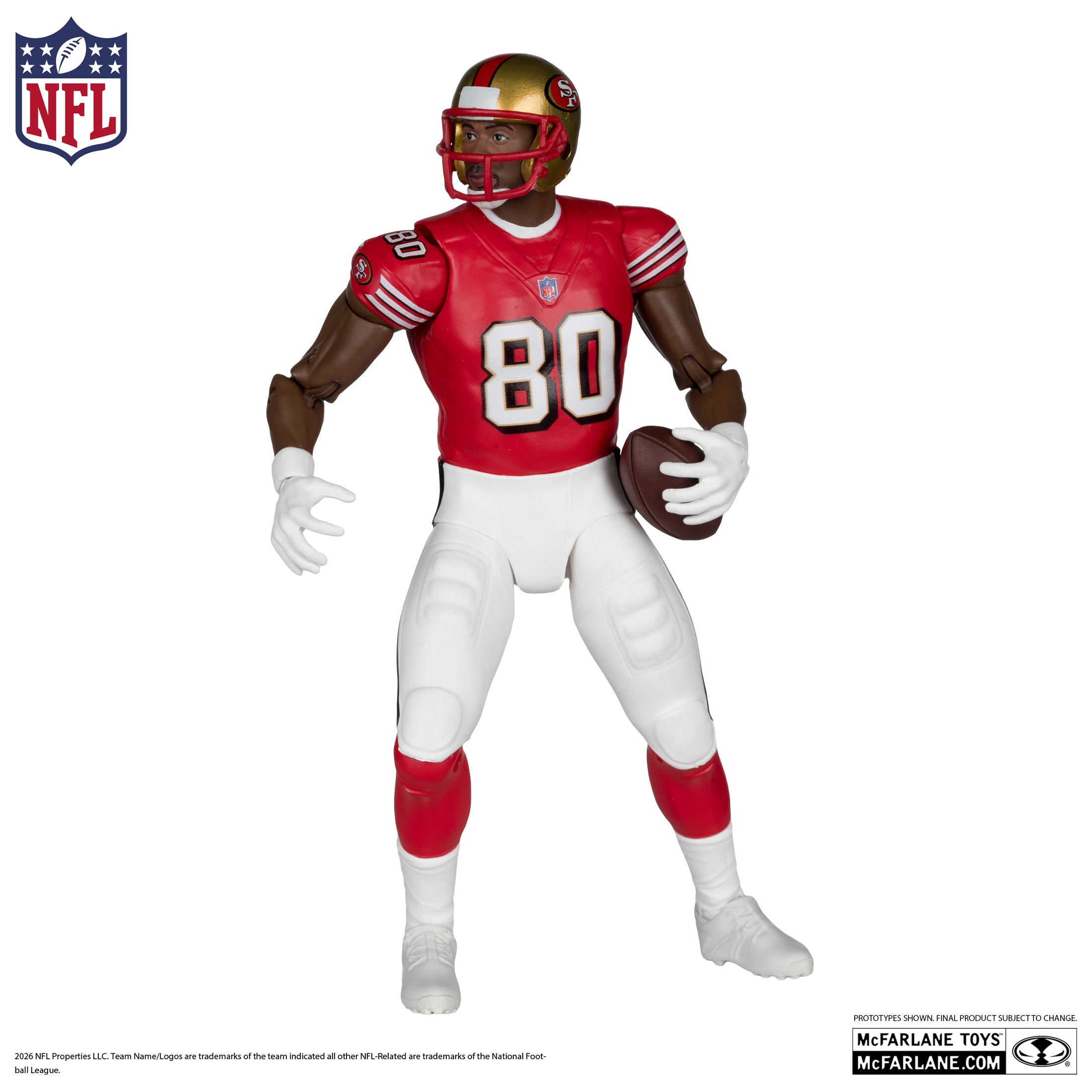 PREVENTA McFarlane's Sportspicks Legends Series Jerry Rice (San Francisco 49ers) McFarlane (Primer pago/anticipo)