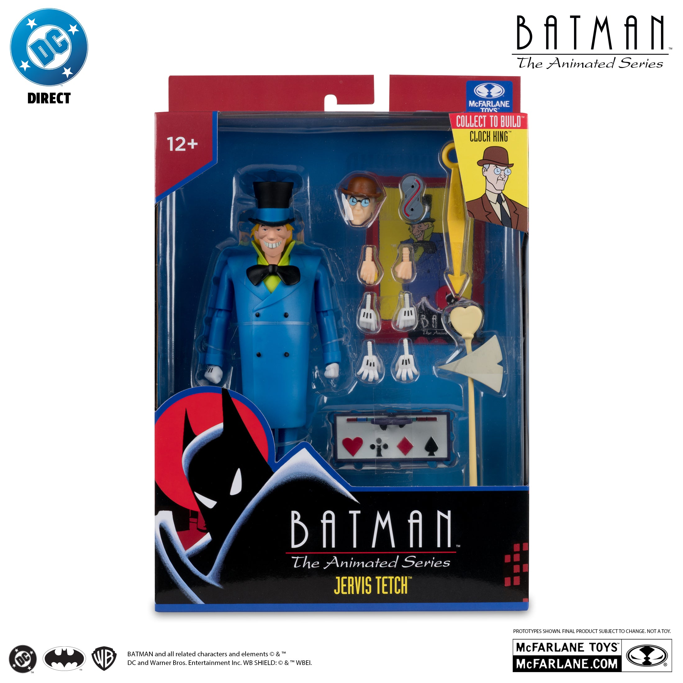 DC Direct Batman The Animated Series Jervis Tetch (Mad Hatter) (Collect to Build: Clock King) McFarlane