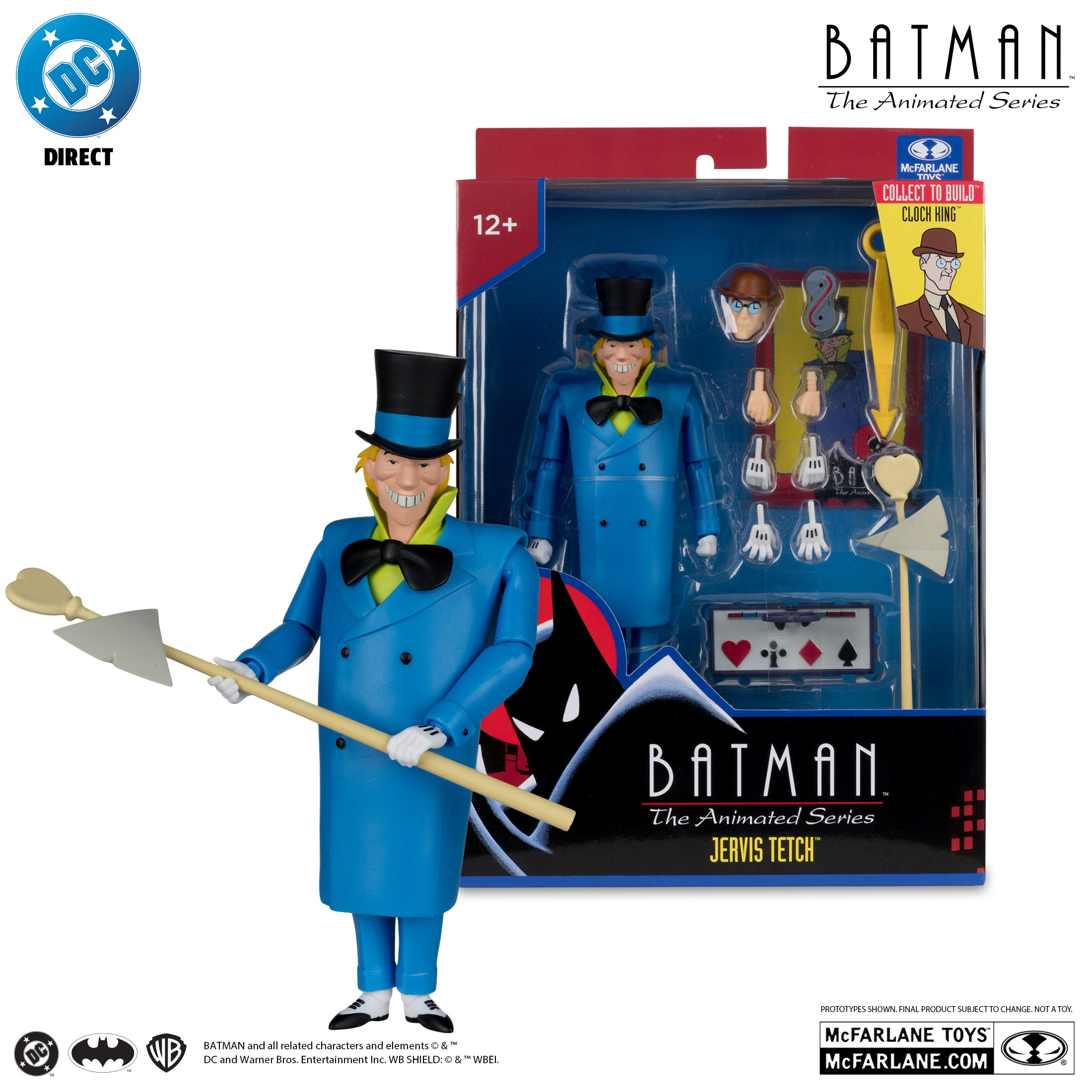 DC Direct Batman The Animated Series Jervis Tetch (Mad Hatter) (Collect to Build: Clock King) McFarlane