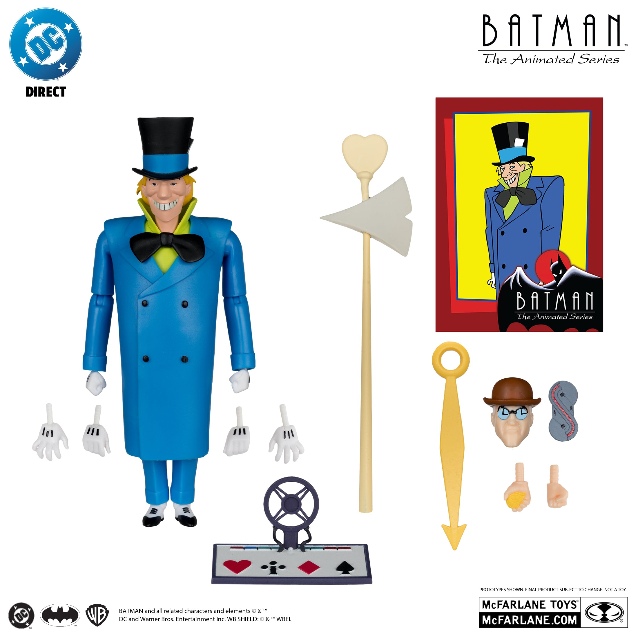 DC Direct Batman The Animated Series Jervis Tetch (Mad Hatter) (Collect to Build: Clock King) McFarlane