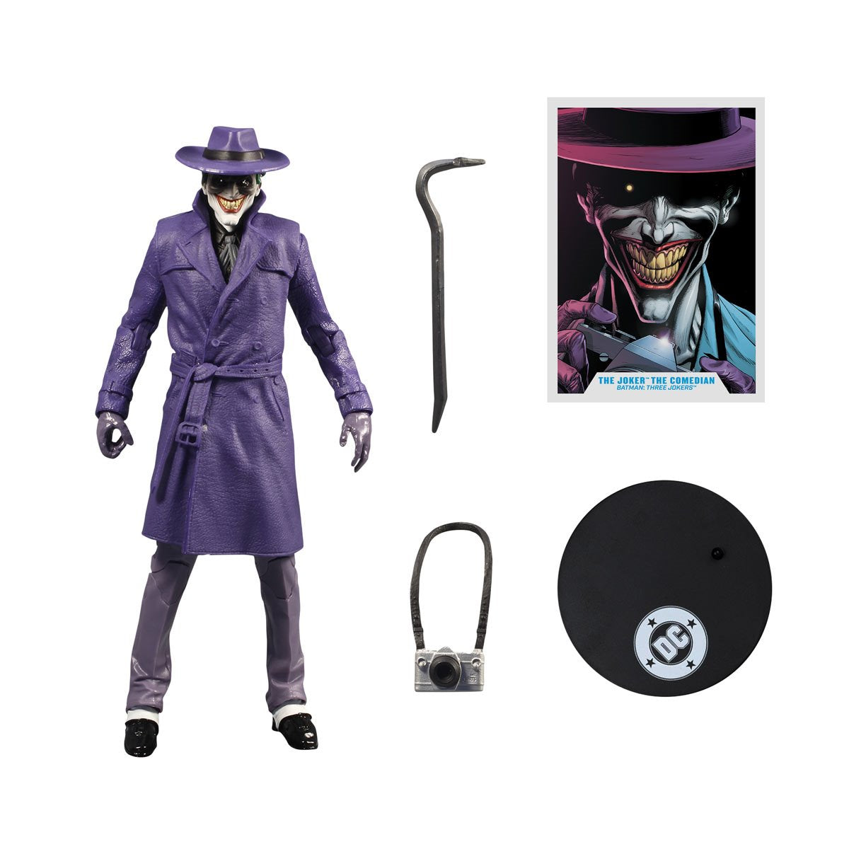 PREVENTA DC Multiverse The Joker The Comedian (Batman: Three Jokers) Vault Collection McFarlane (Primer pago/anticipo)