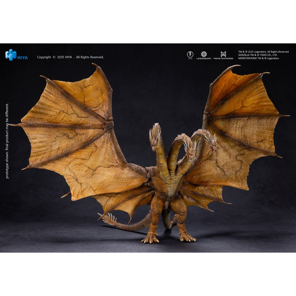 Godzilla: King of the Monsters King Ghidorah 2.0 Exquisite Basic Hiya Toys