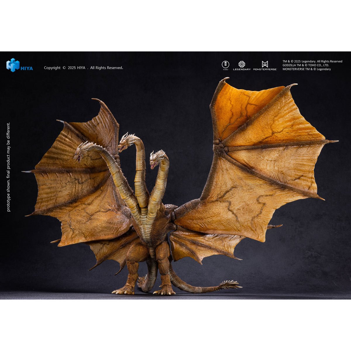 Godzilla: King of the Monsters King Ghidorah 2.0 Exquisite Basic Hiya Toys
