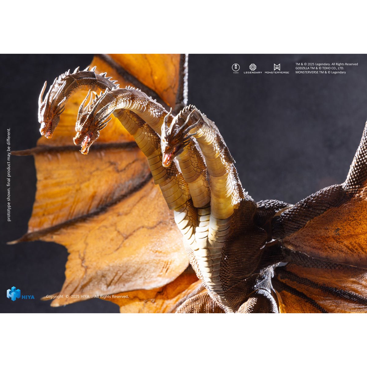 Godzilla: King of the Monsters King Ghidorah 2.0 Exquisite Basic Hiya Toys