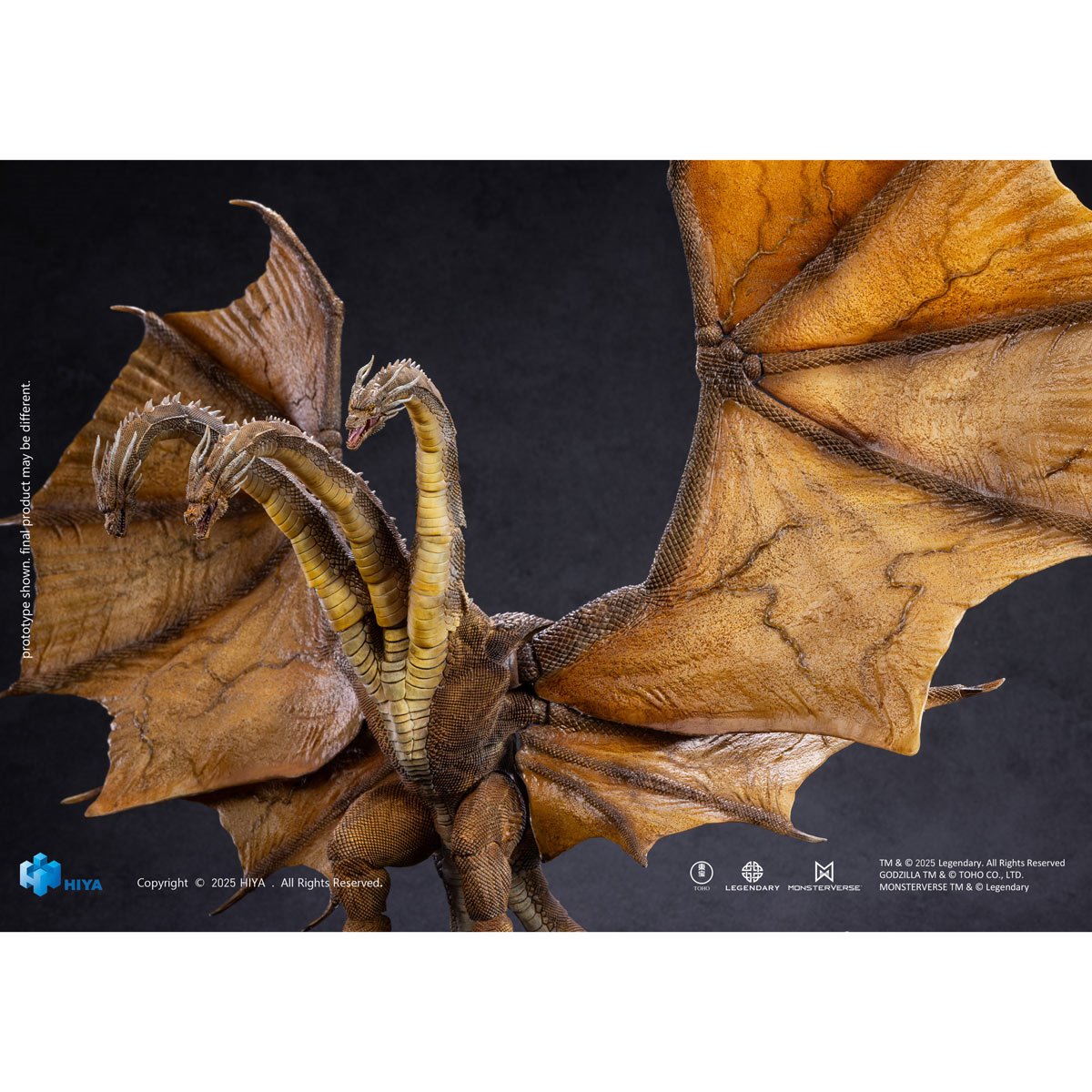 Godzilla: King of the Monsters King Ghidorah 2.0 Exquisite Basic Hiya Toys