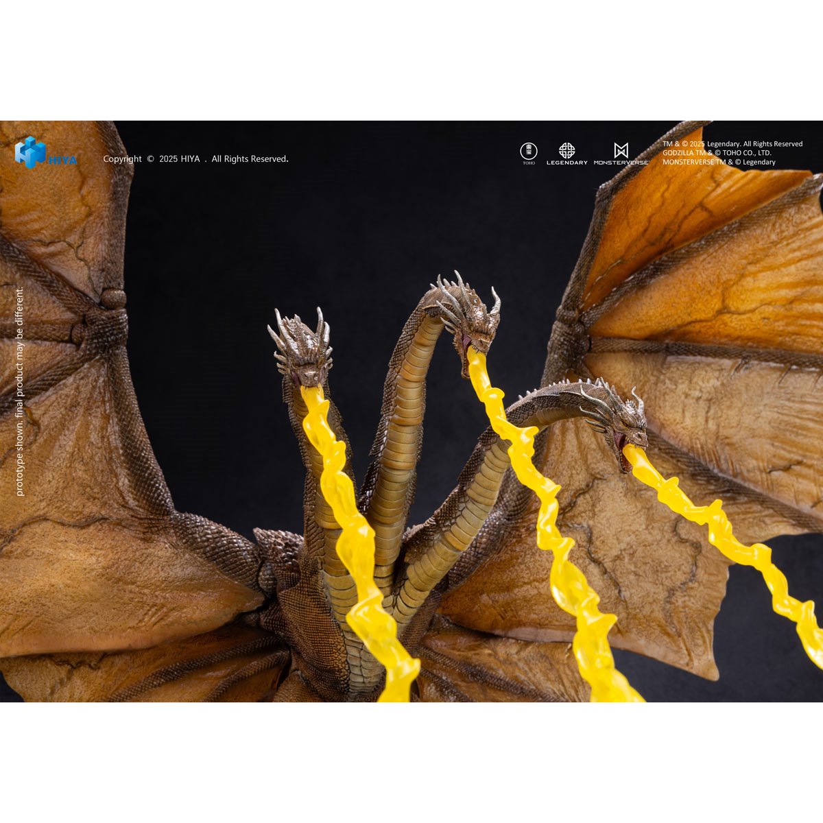 Godzilla: King of the Monsters King Ghidorah 2.0 Exquisite Basic Hiya Toys