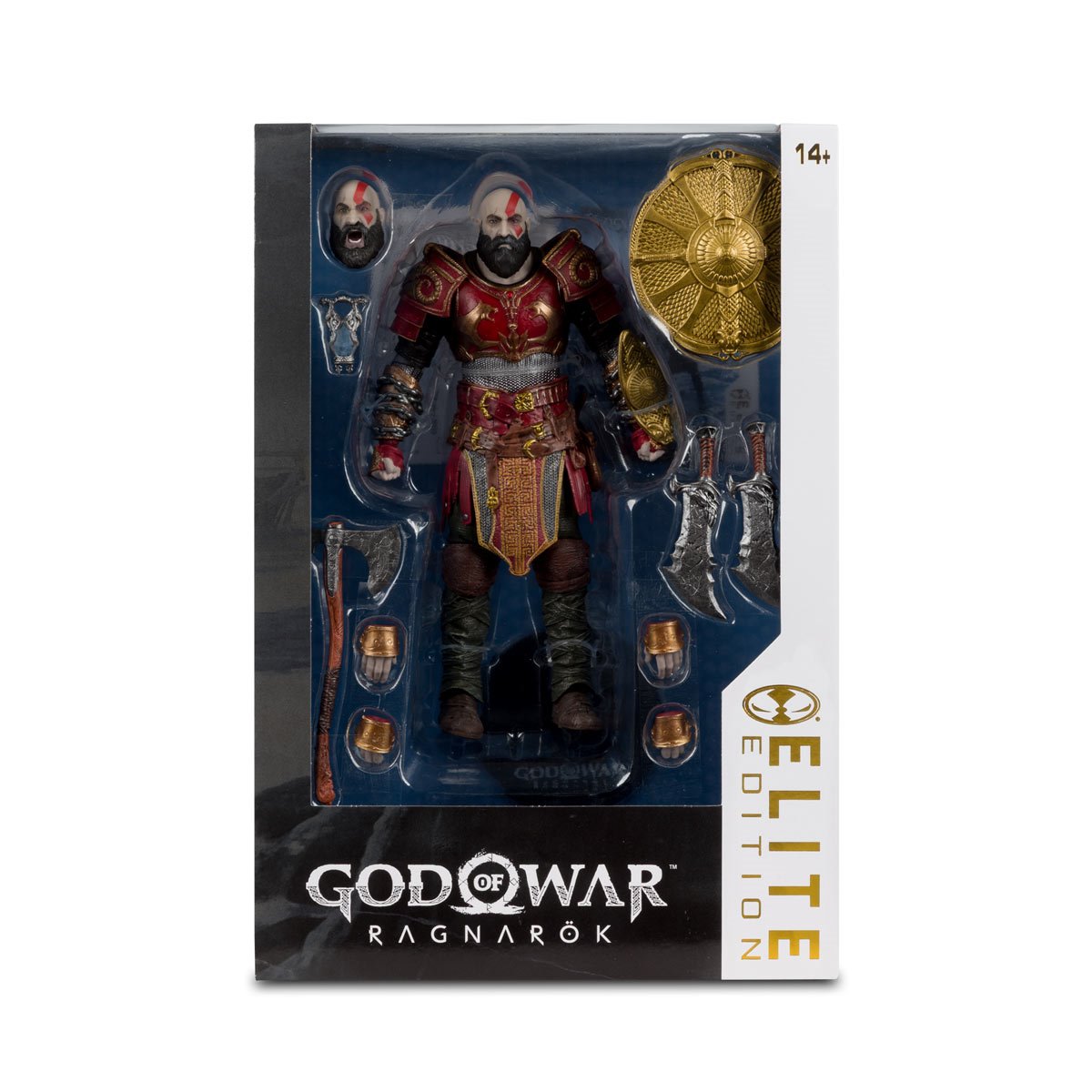 PREVENTA God of War Ragnarock Kratos (Ares Armor) Elite Edition McFarlane (Primer pago/anticipo)