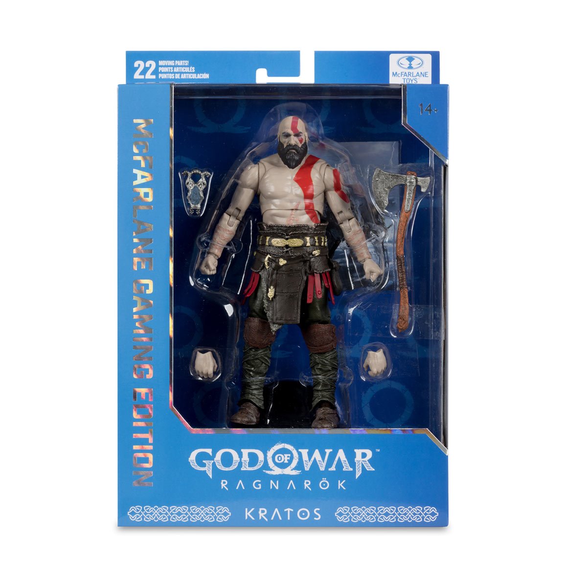 PREVENTA God of War Ragnarock Kratos Gaming Edition McFarlane (Primer pago/anticipo)