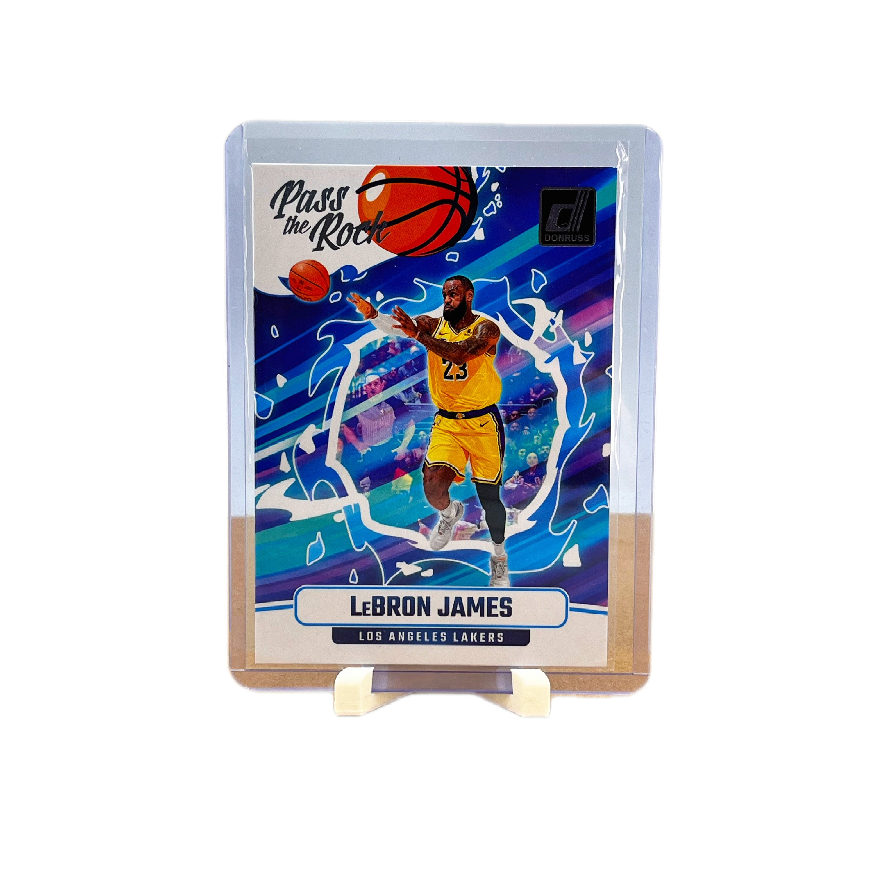 Carta Panini Donruss 2024 #2 Lebron James Pass the Rock