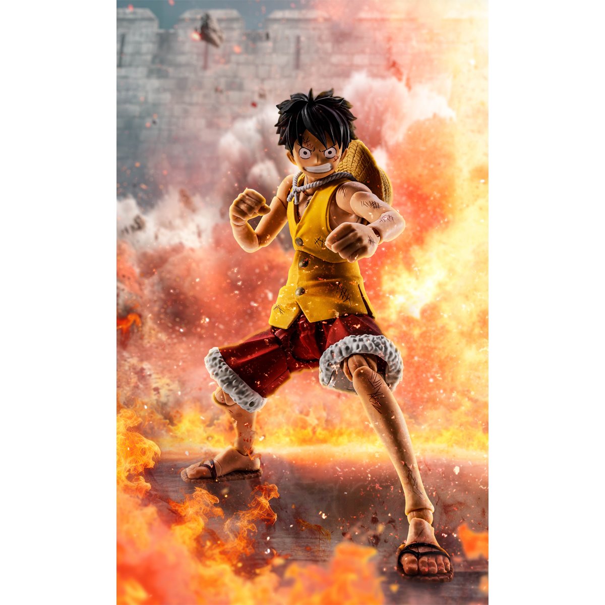 PREVENTA S.H. Figuarts One Piece Monkey D. Luffy (Summit War of Marineford) Bandai (Primer pago/anticipo)