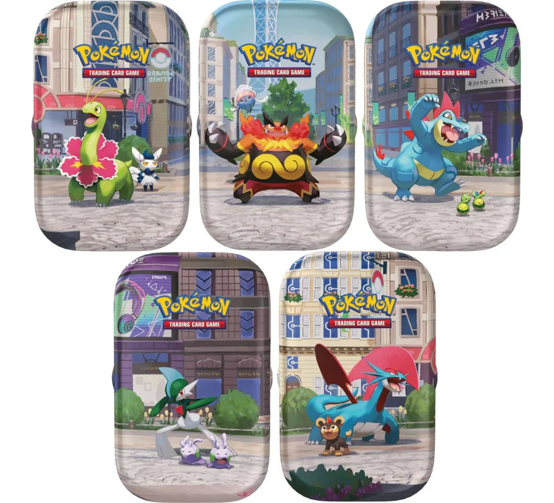 PREVENTA Pokémon TCG Lumiose City Mini Tin (Primer pago/anticipo)