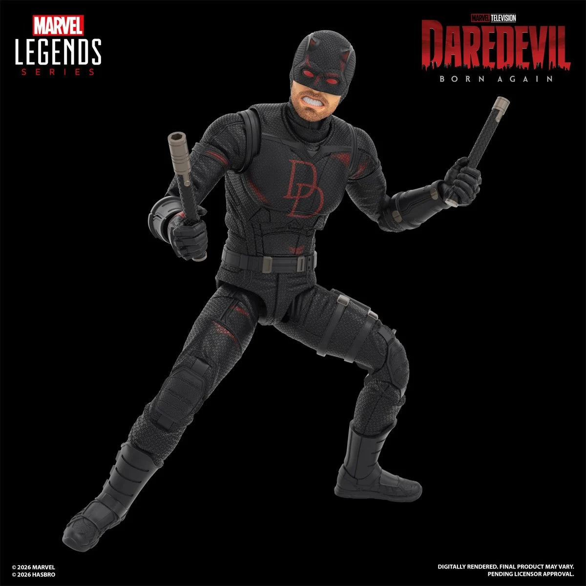 PREVENTA Marvel Legends Daredevil: Born Again Daredevil and Jessica Jones Two-Pack Hasbro (Primer pago/anticipo)