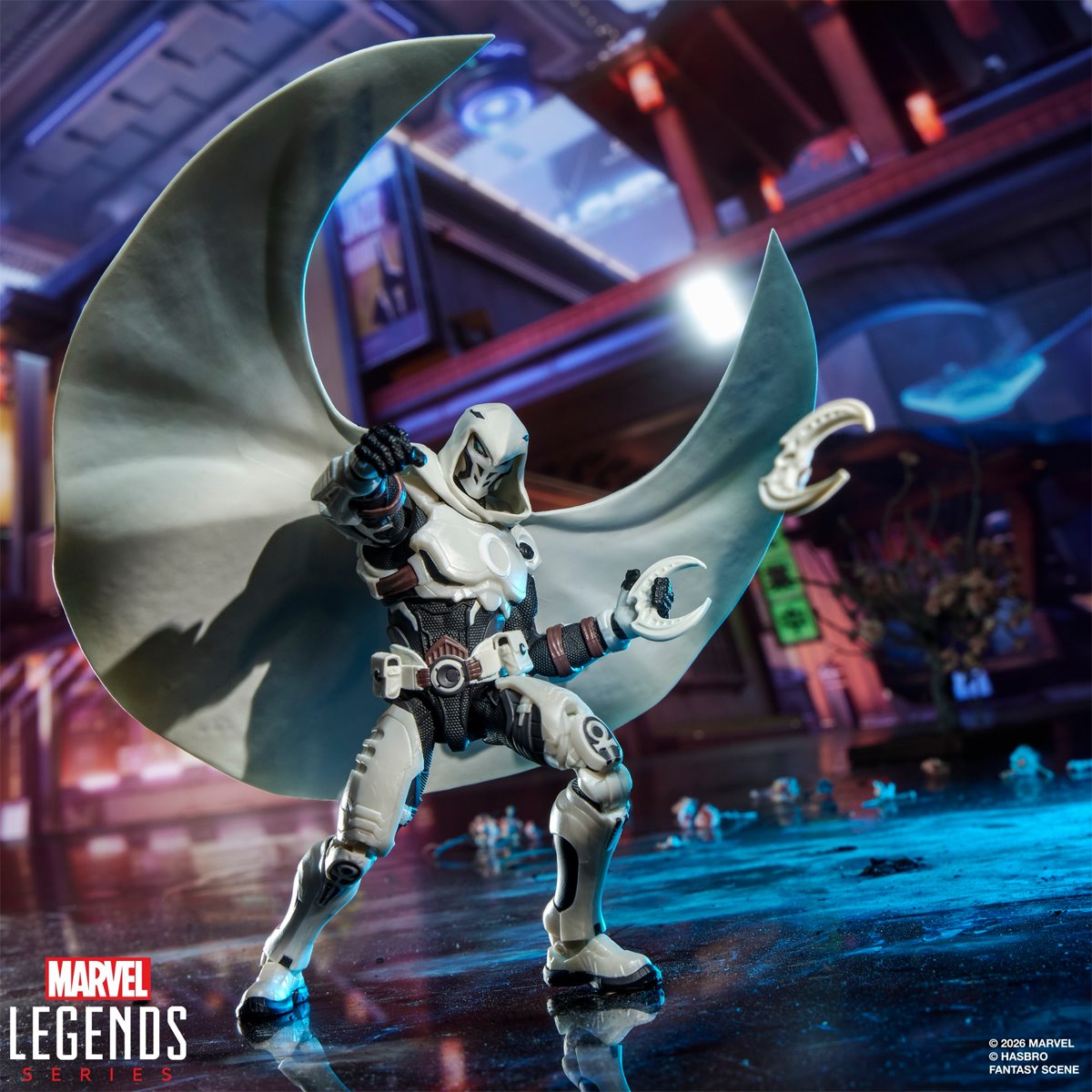 PREVENTA Marvel Legends Marvel Rivals Moon Knight Hasbro (Primer pago/anticipo)