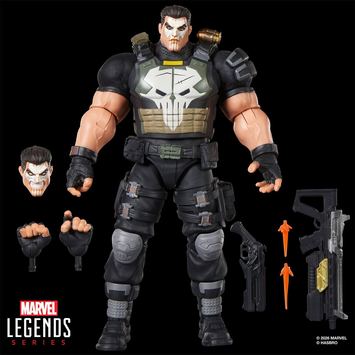 PREVENTA Marvel Legends Marvel Rivals The Punisher Hasbro (Primer pago/anticipo)