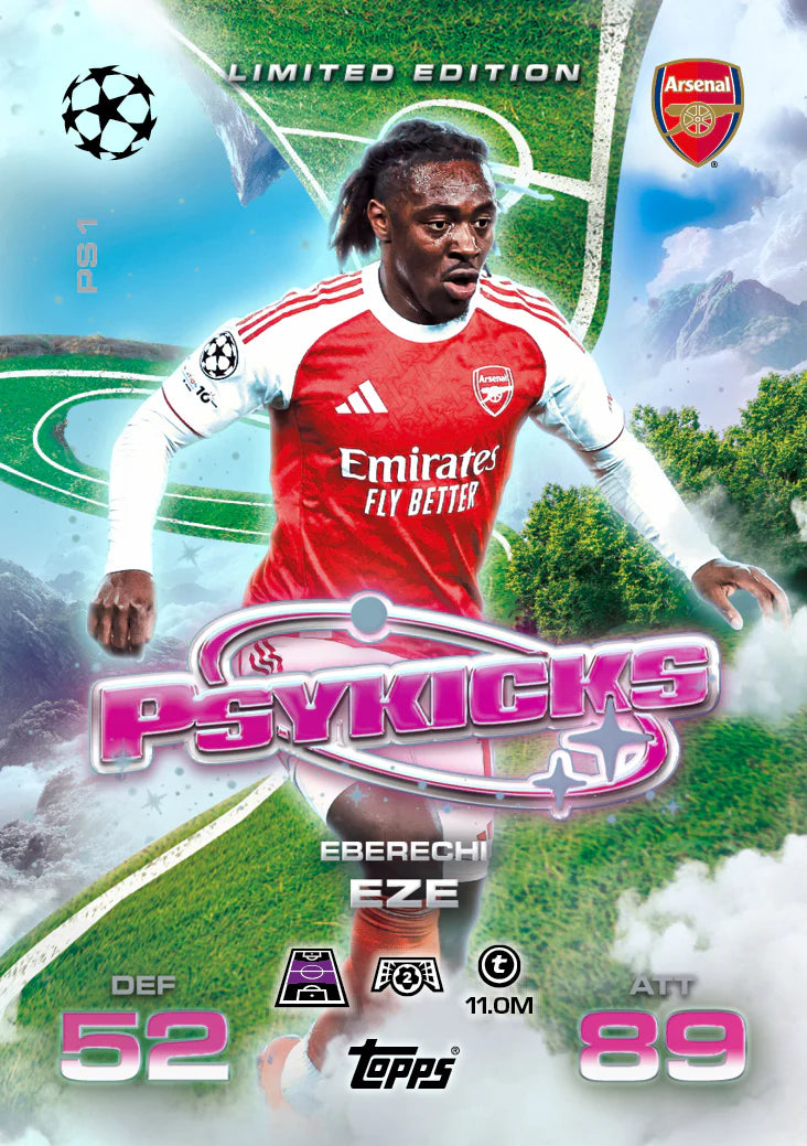 Topps Match Attax Extra UEFA 2025/26 Season Mega Tin #2 Psykicks