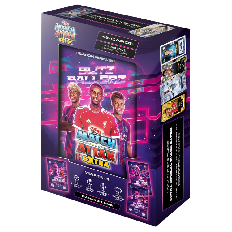 Topps Match Attax Extra UEFA 2025/26 Season Mega Tin #3 Blitz Ballerz