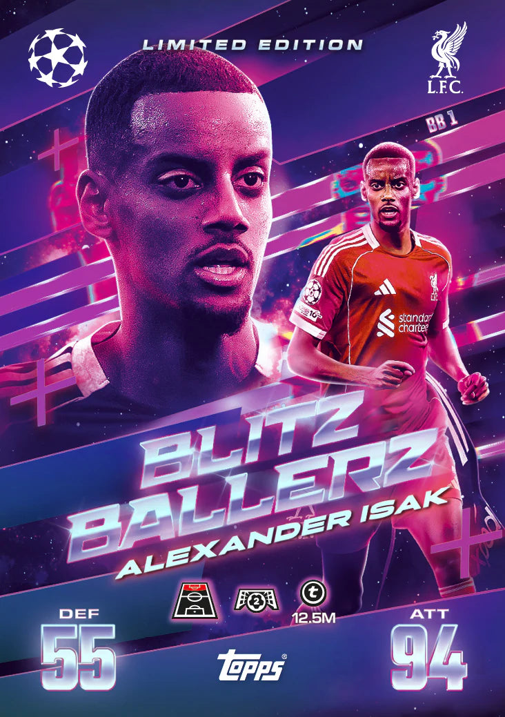 Topps Match Attax Extra UEFA 2025/26 Season Mega Tin #3 Blitz Ballerz