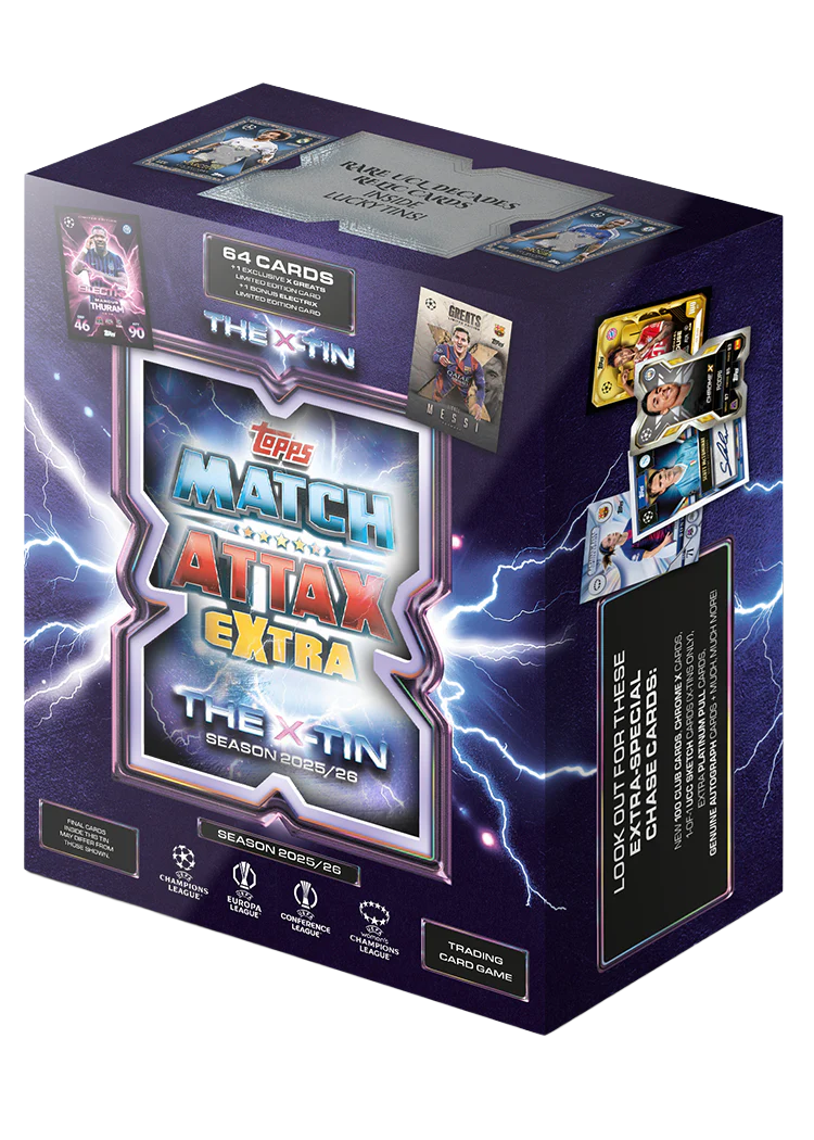 Topps Match Attax Extra UEFA 2025/26 The X Tin