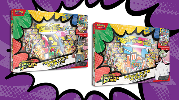 Pokémon TCG Mega Evolución Ascenso Heroico Colección con Póster Premium Español
