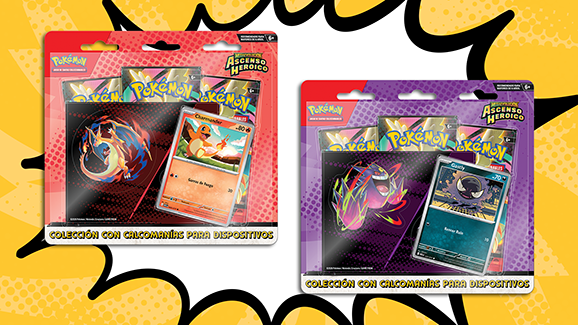 Pokémon TCG Mega Evolución Ascenso Heroico Tech Sticker Español