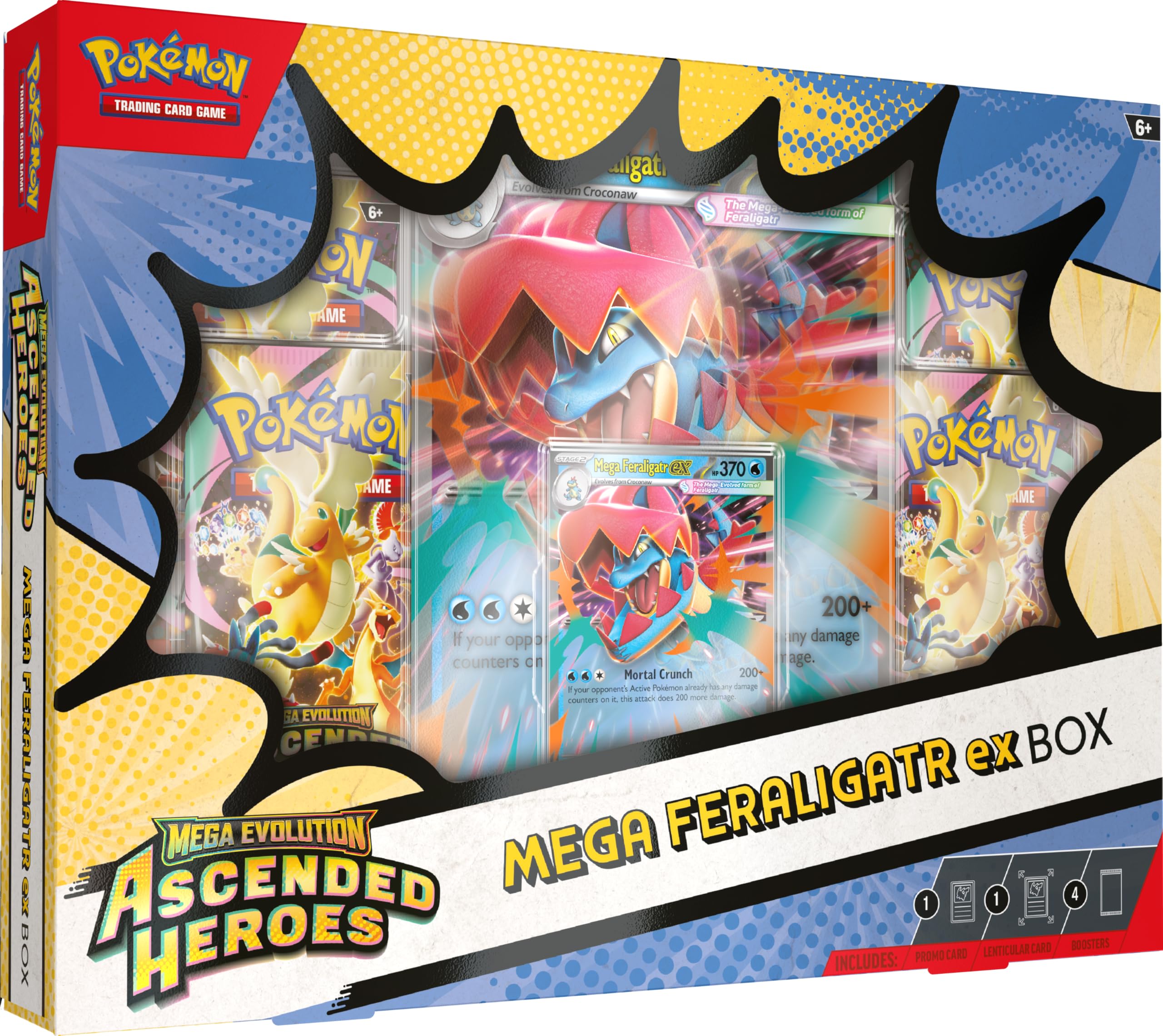 Pokémon TCG Mega Evolution Ascended Heroes Mega Feraligatr ex Box