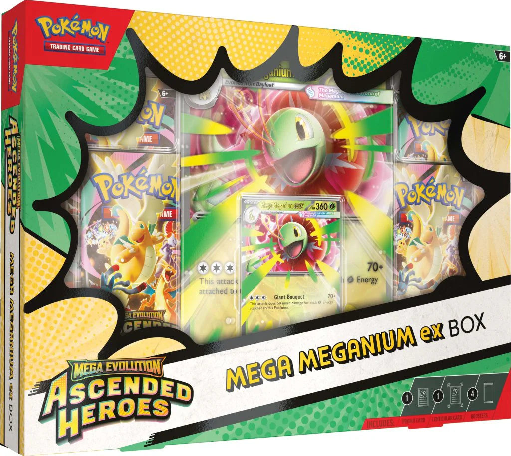 Pokémon TCG Mega Evolution Ascended Heroes Mega Meganium ex Box