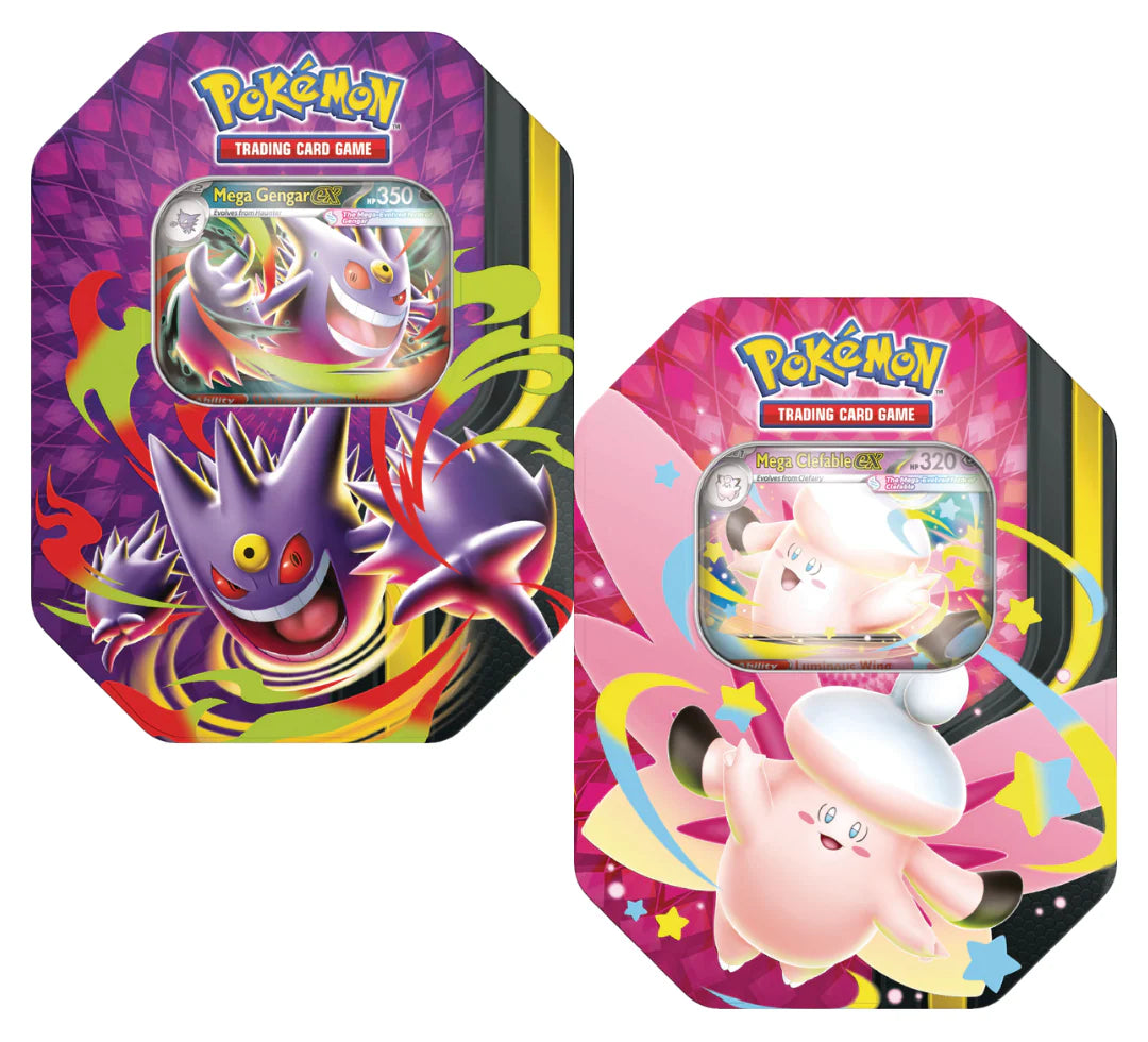 PREVENTA Pokémon TCG Mega Moonlit Tin ex (Primer pago/anticipo)