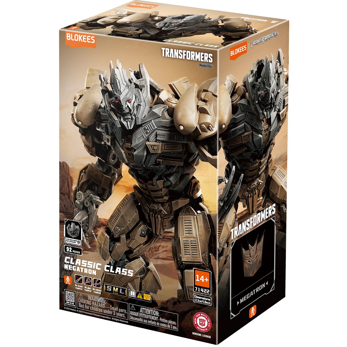 Transformers Dark Side of the Moon Champion Class 22 Megatron Model Kit Blokees