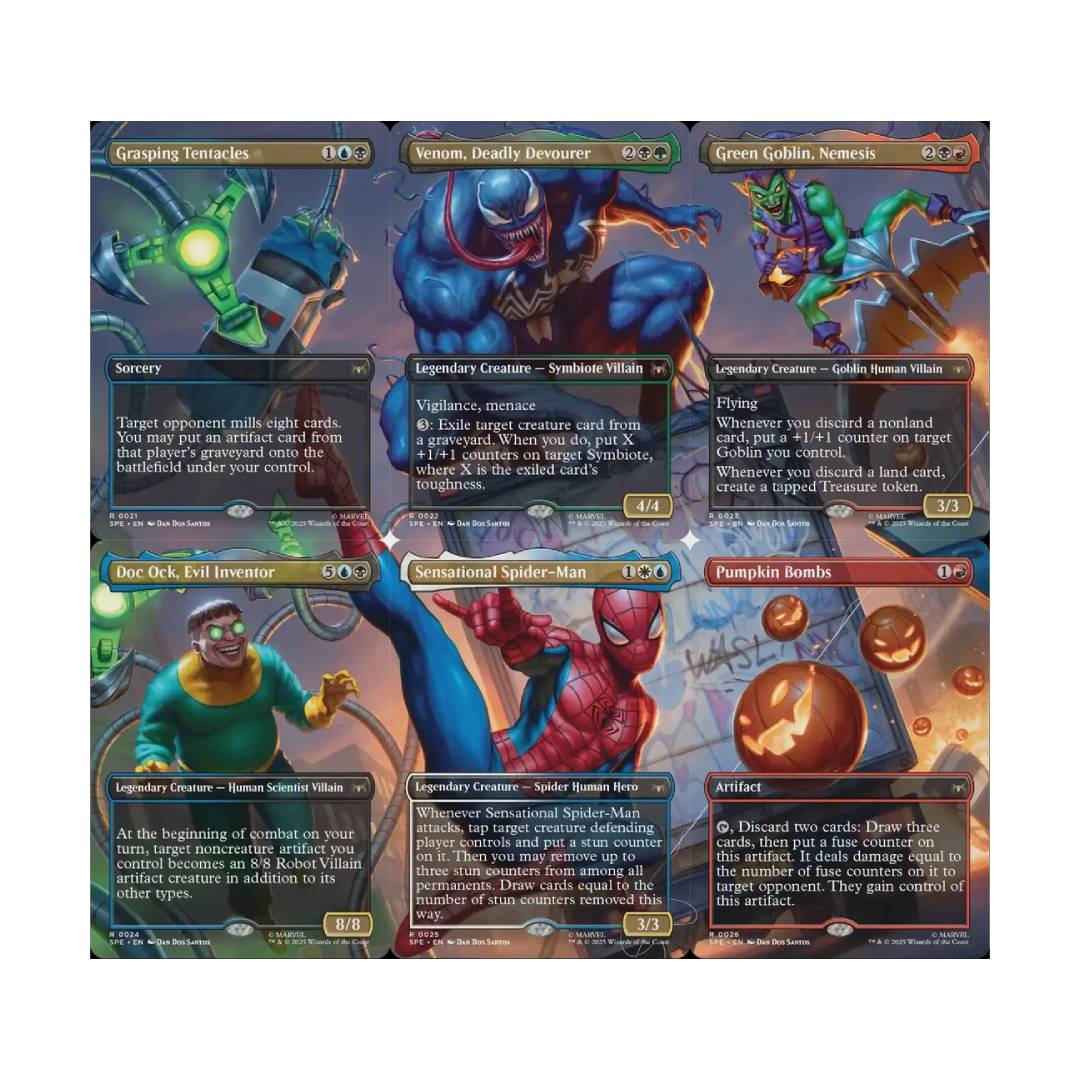 Magic The Gathering Marvel's Spider-Man Spidey's Sensational Showdown Scene Box