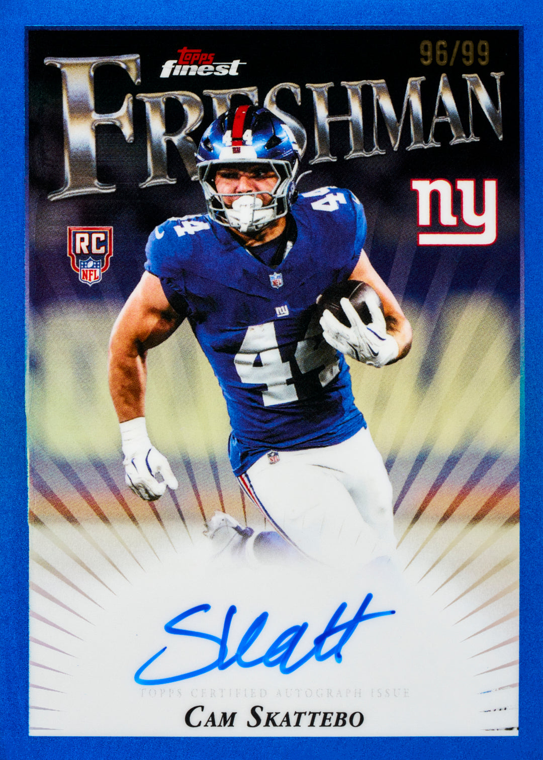 PREVENTA Topps 2025 NFL Topps Finest Hobby Box (Primer pago/anticipo)