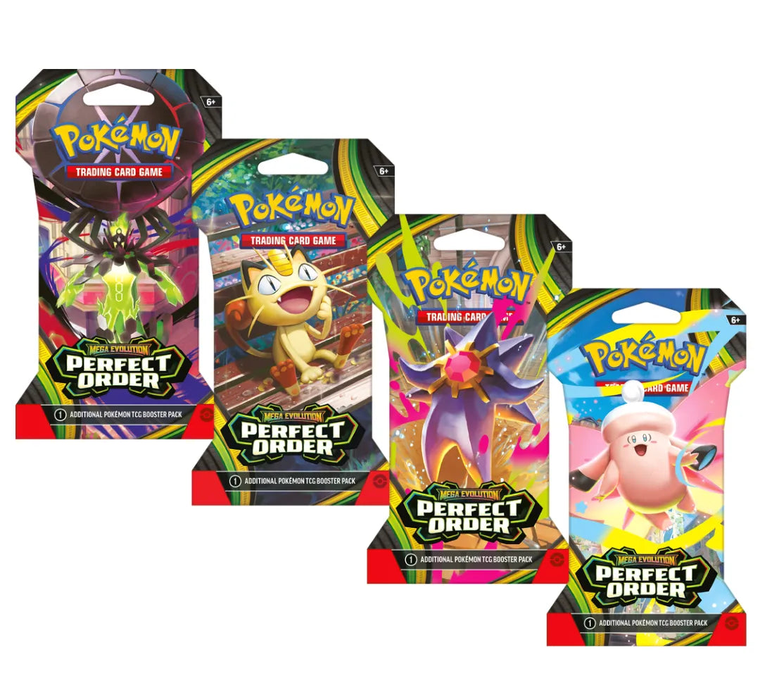 Pokemon TCG Mega Evolution Perfect Order Sleeved Booster Pack
