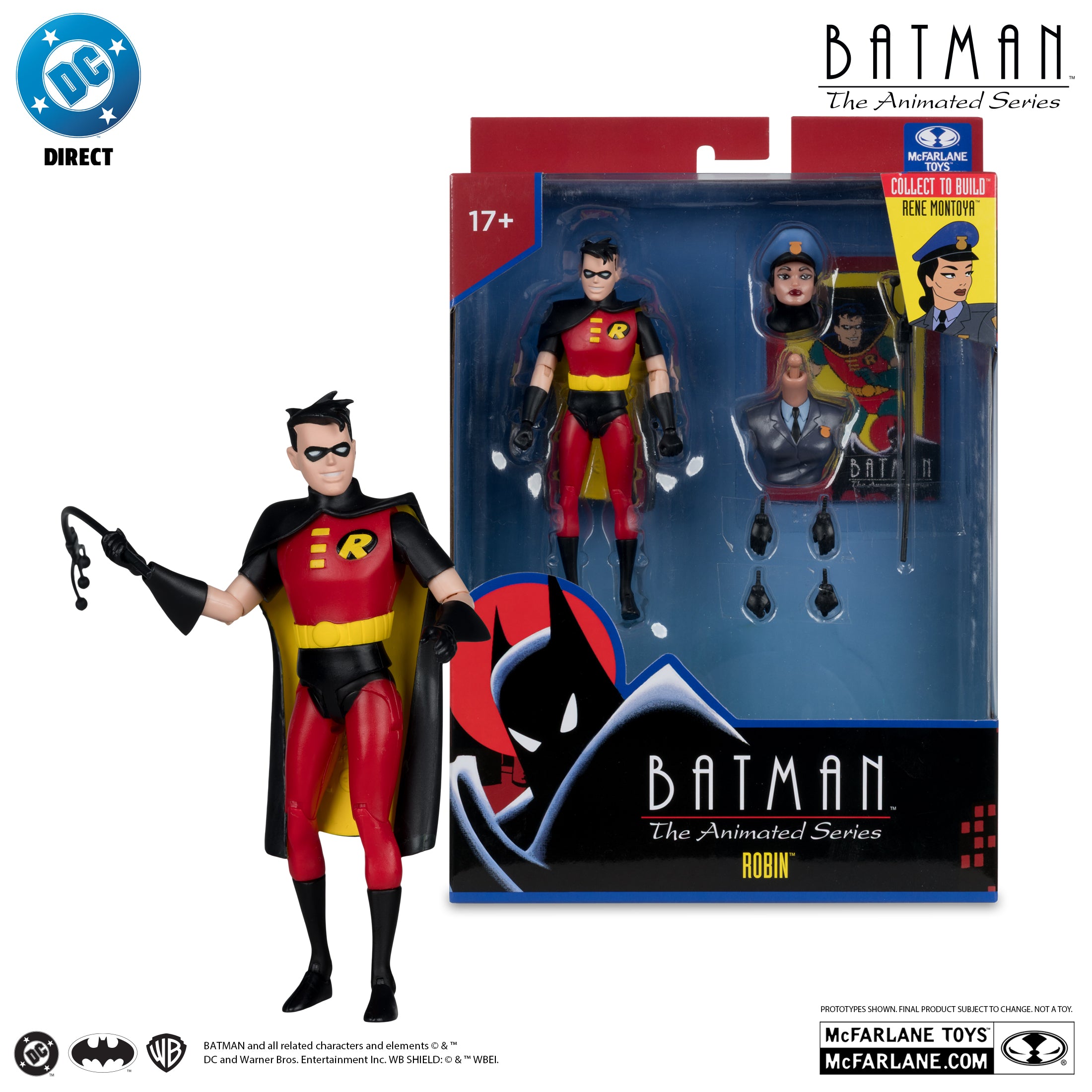 PREVENTA DC Direct Batman: The Animated Series Robin (Collect to Build: Rene Montoya) McFarlane (Primer pago/anticipo)