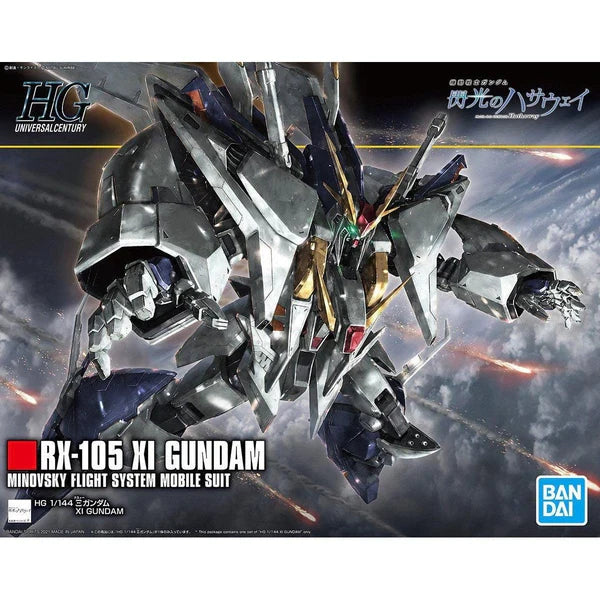 HG 1/144 Universal Century RX-105 XI Gundam Minovsky Flight System Mobile Suit Model Kit Bandai