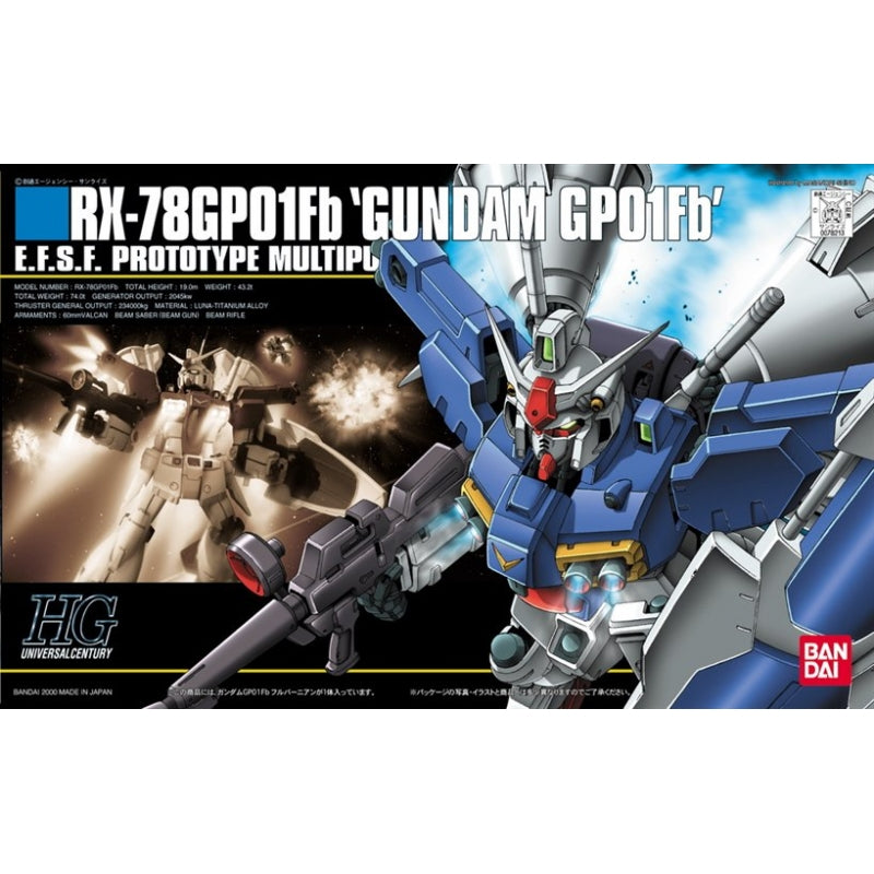 HG 1/144 RX-78GP01Fb Gundam GP01Fb Model Kit Bandai