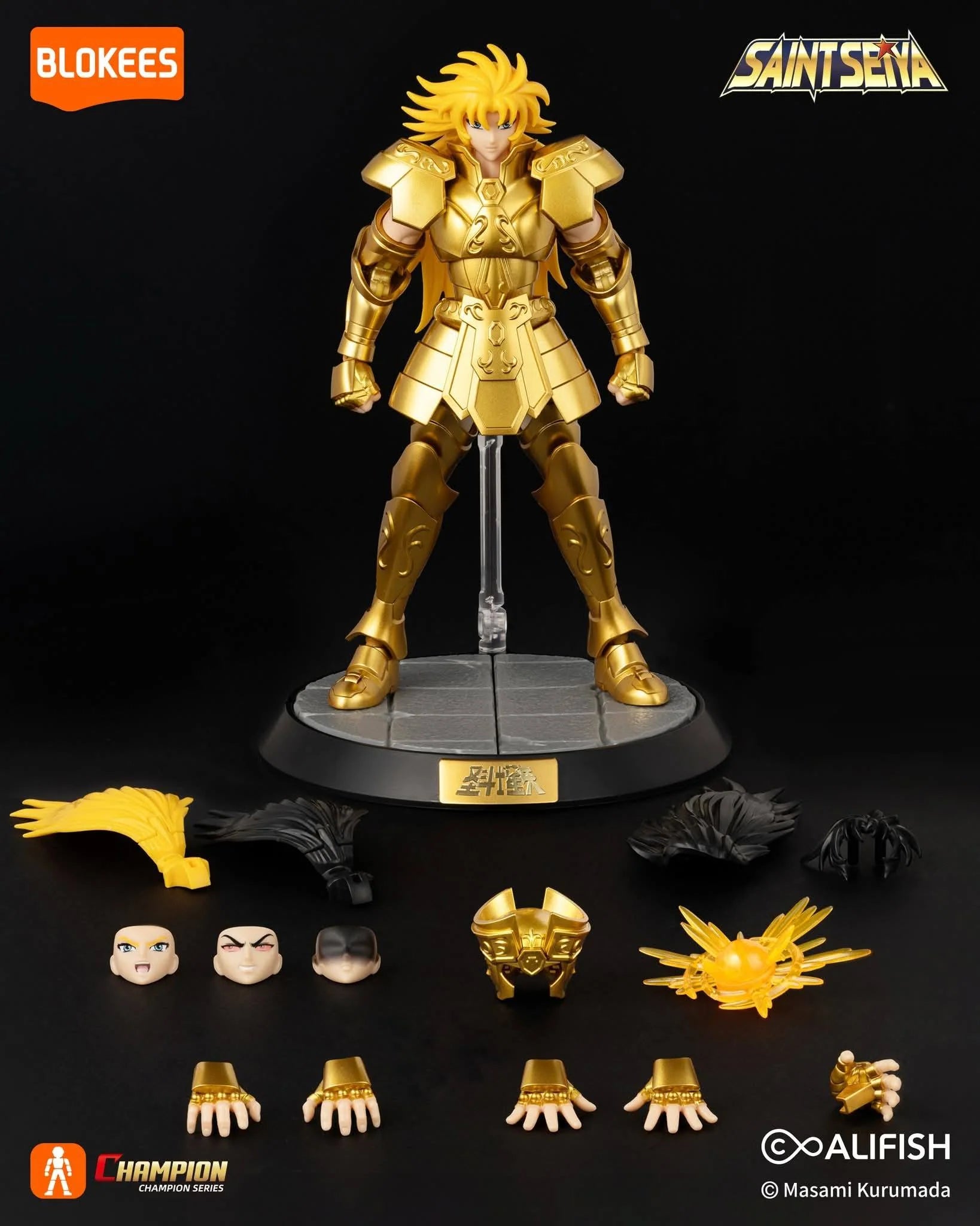 Saint Seya Champion Class Saga de Gemini Manga Edition Model Kit Blokees