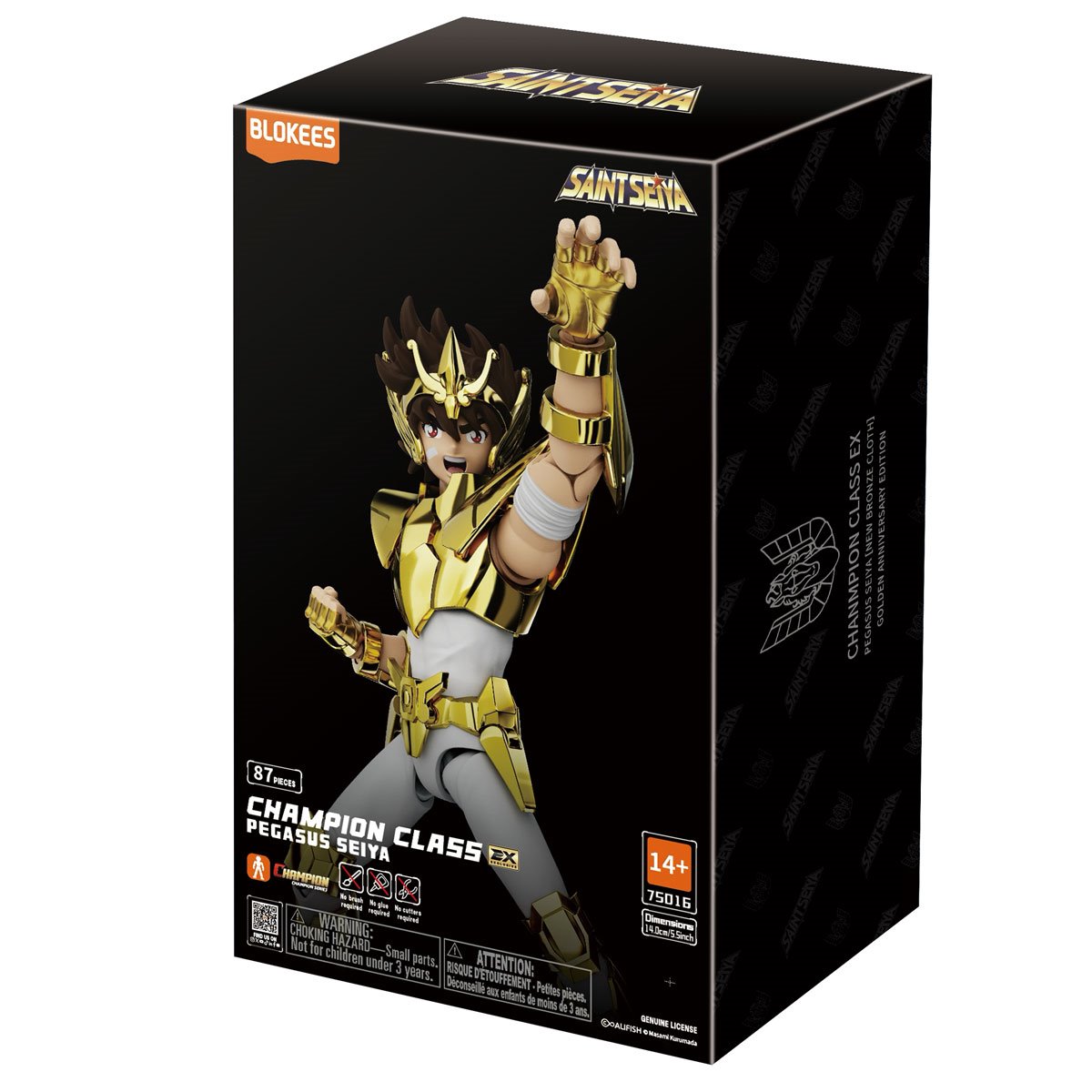 Saint Seya 40th Anniversary Champion Class Pegasus Seiya Exclusivo CCXP Model Kit Blokees